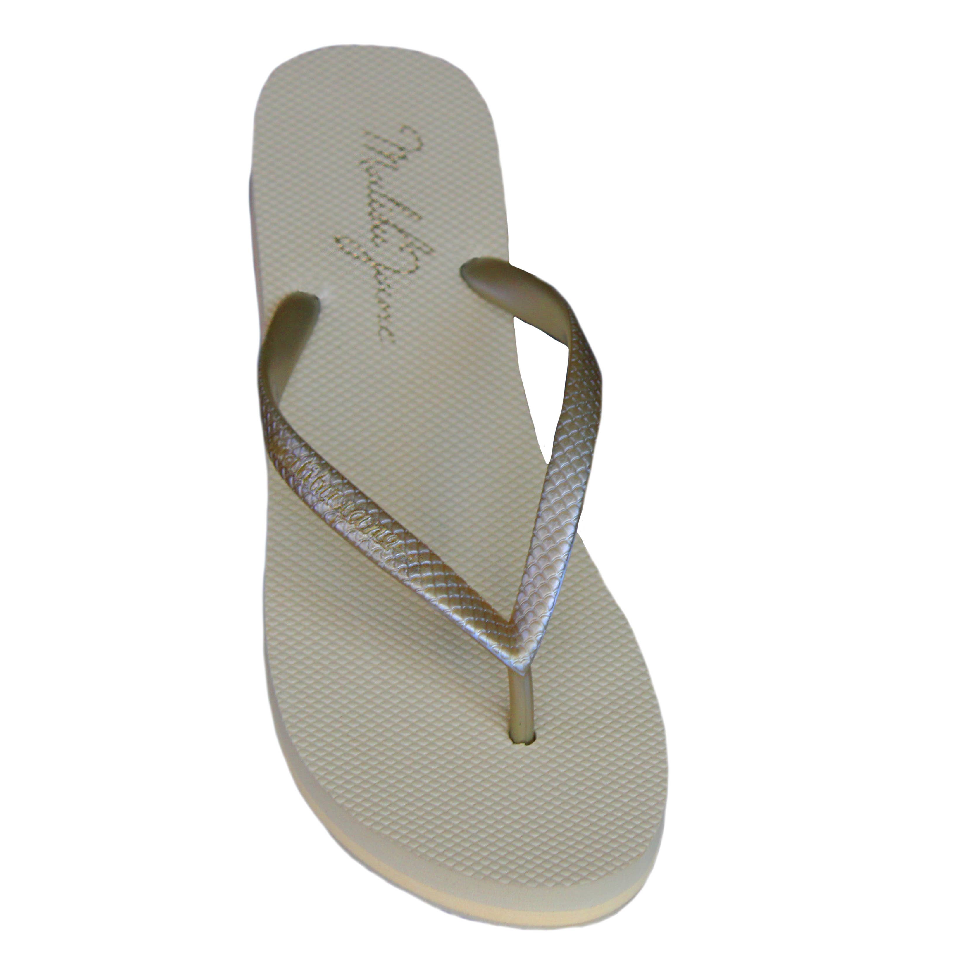 Ventura Flip Flop in Gold
