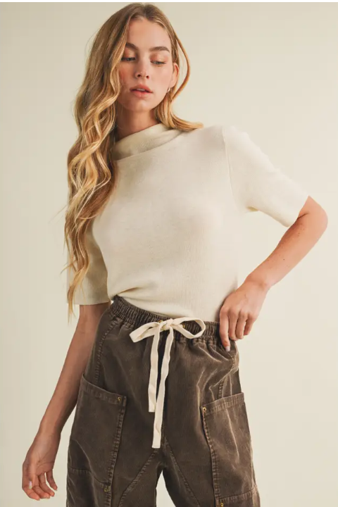 Mock Neck Pullover