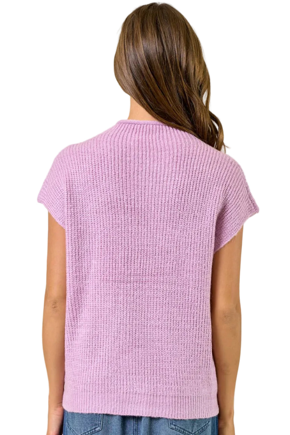 Mock Neck Sweater Top