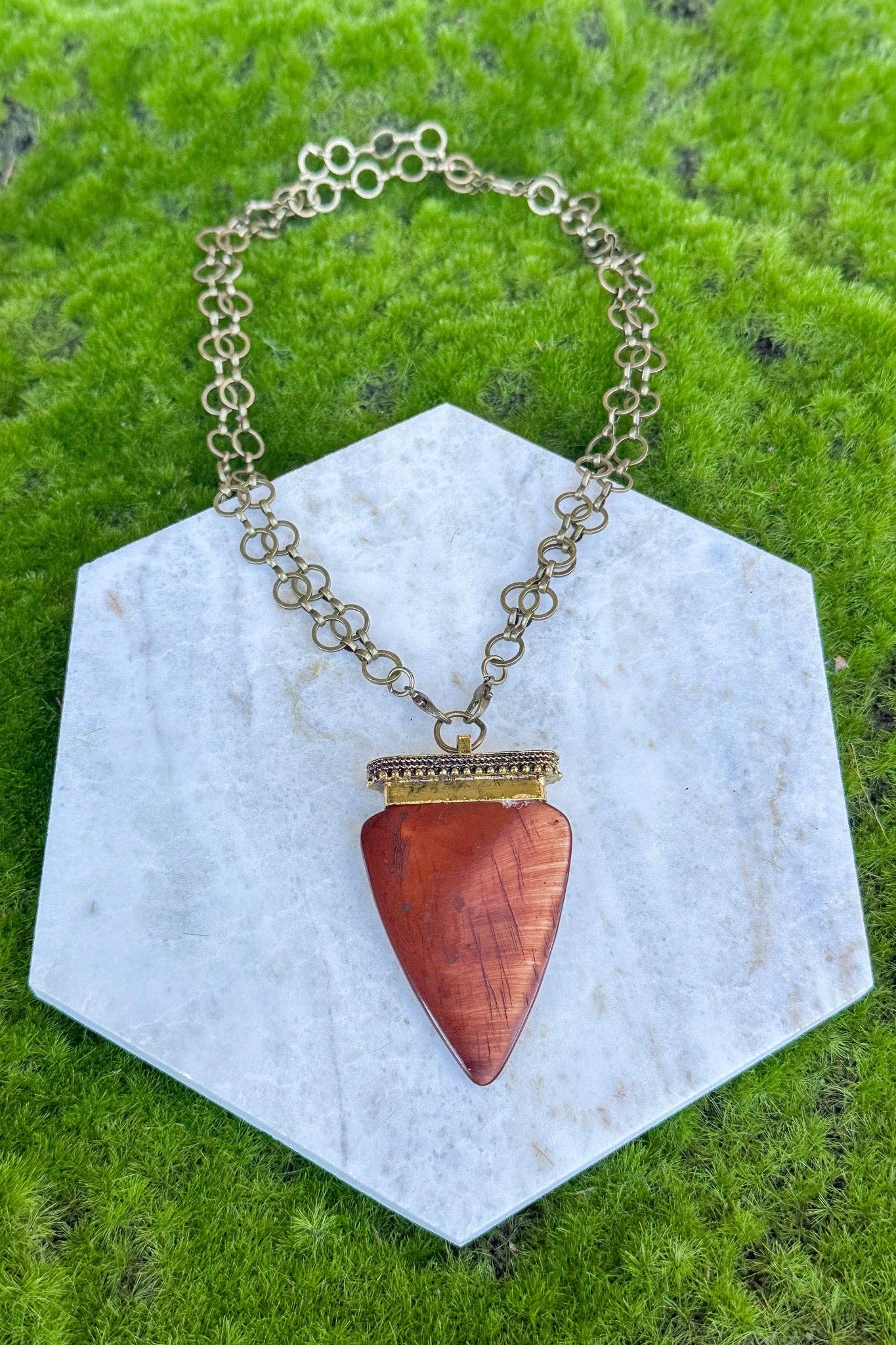 Beaded & Bronze Necklaces