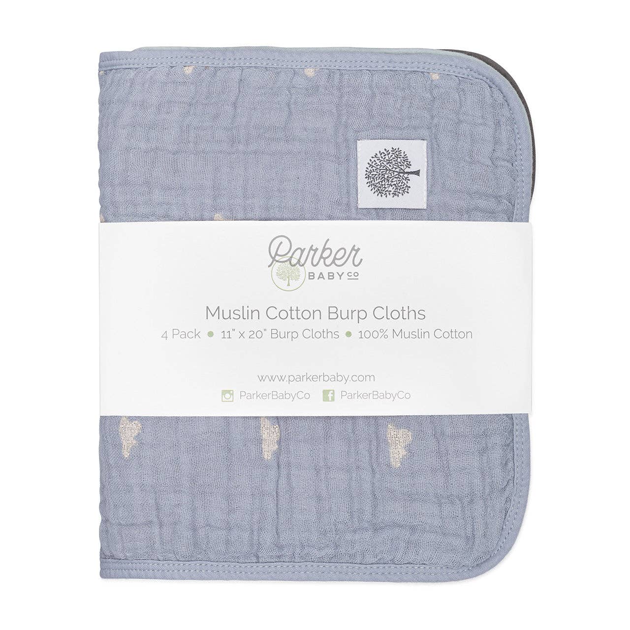 Parker Baby |
Cloud Set - Muslin Burp Cloths (4 Pack)