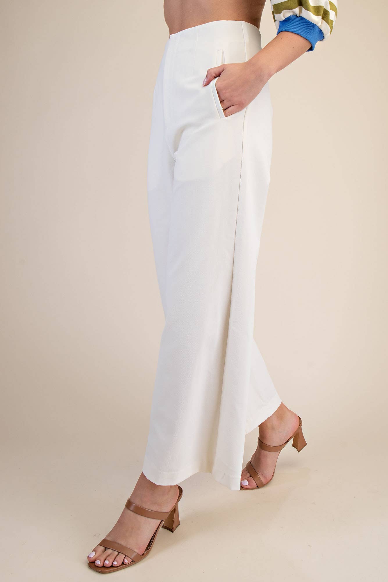 High Waist Wide Pants