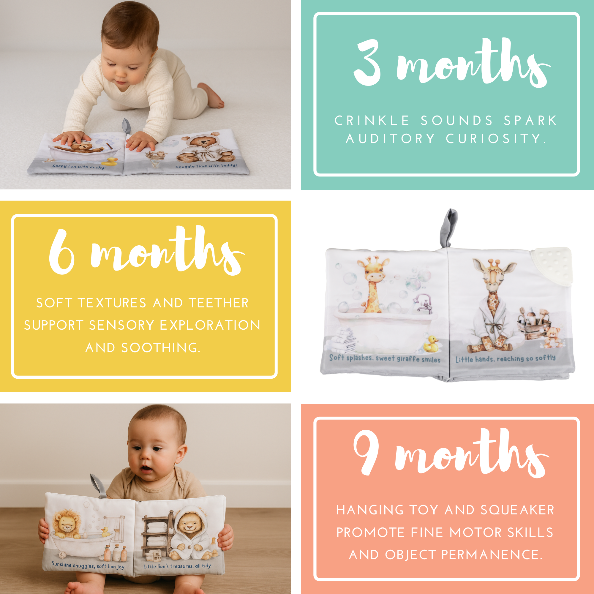 Bath Time Crinkle Book