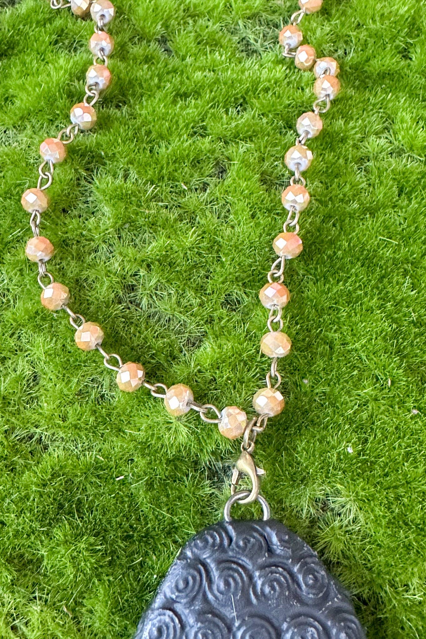 Beaded & Bronze Necklaces