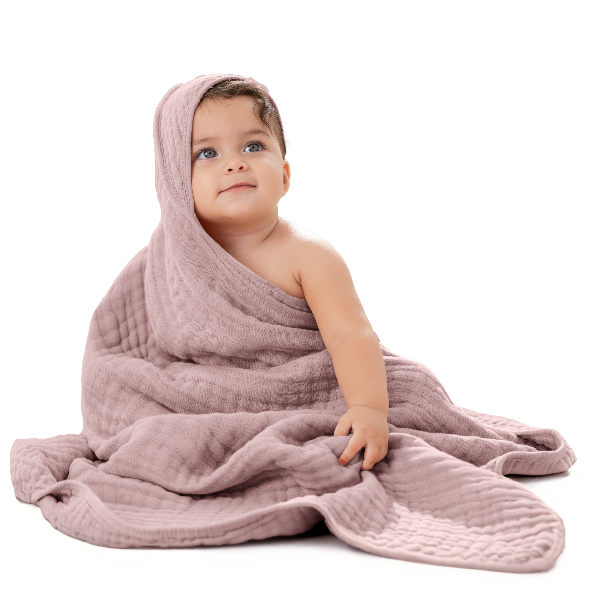 Hooded Baby Towel | 100% Muslin Cotton