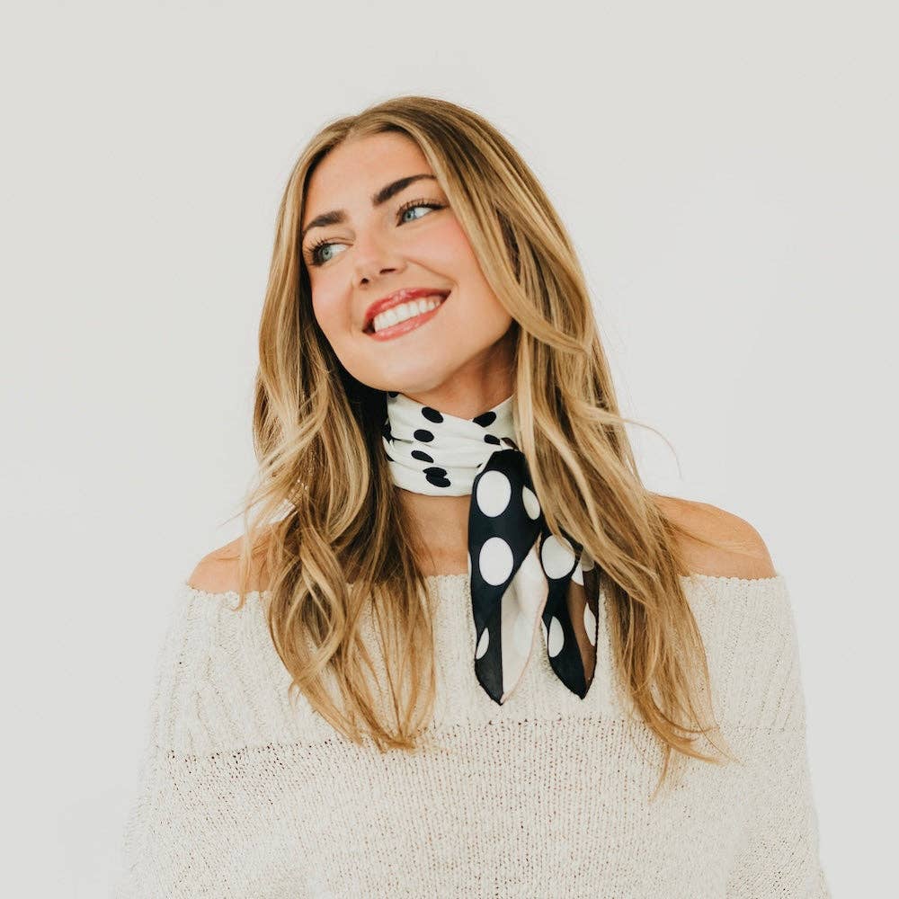 Betty Polka Dot Scarf