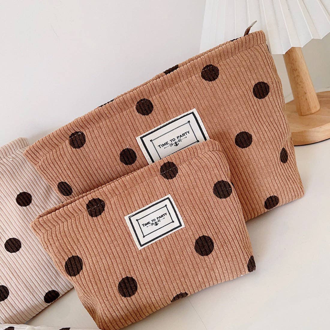 Polka Dot Storage Pouch