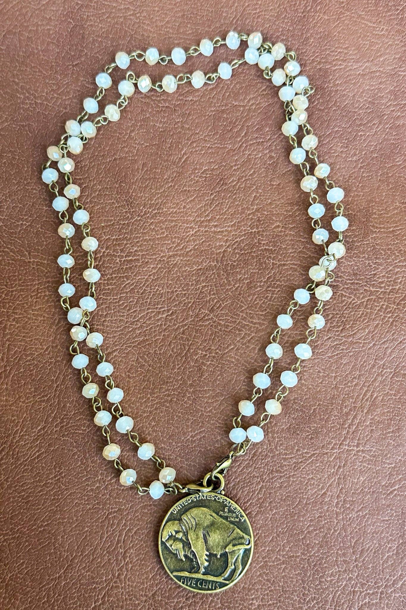 Beaded & Bronze Necklaces