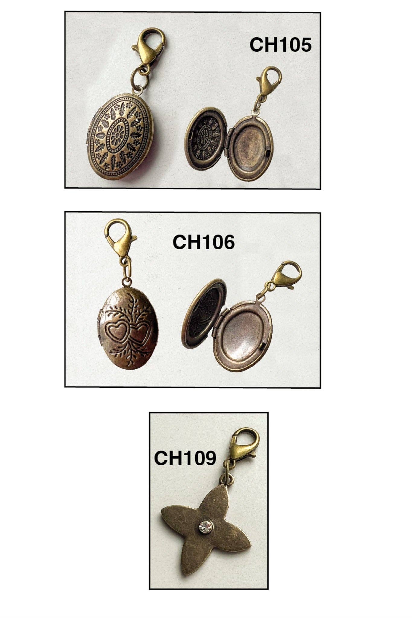 Bronze Icon Charms