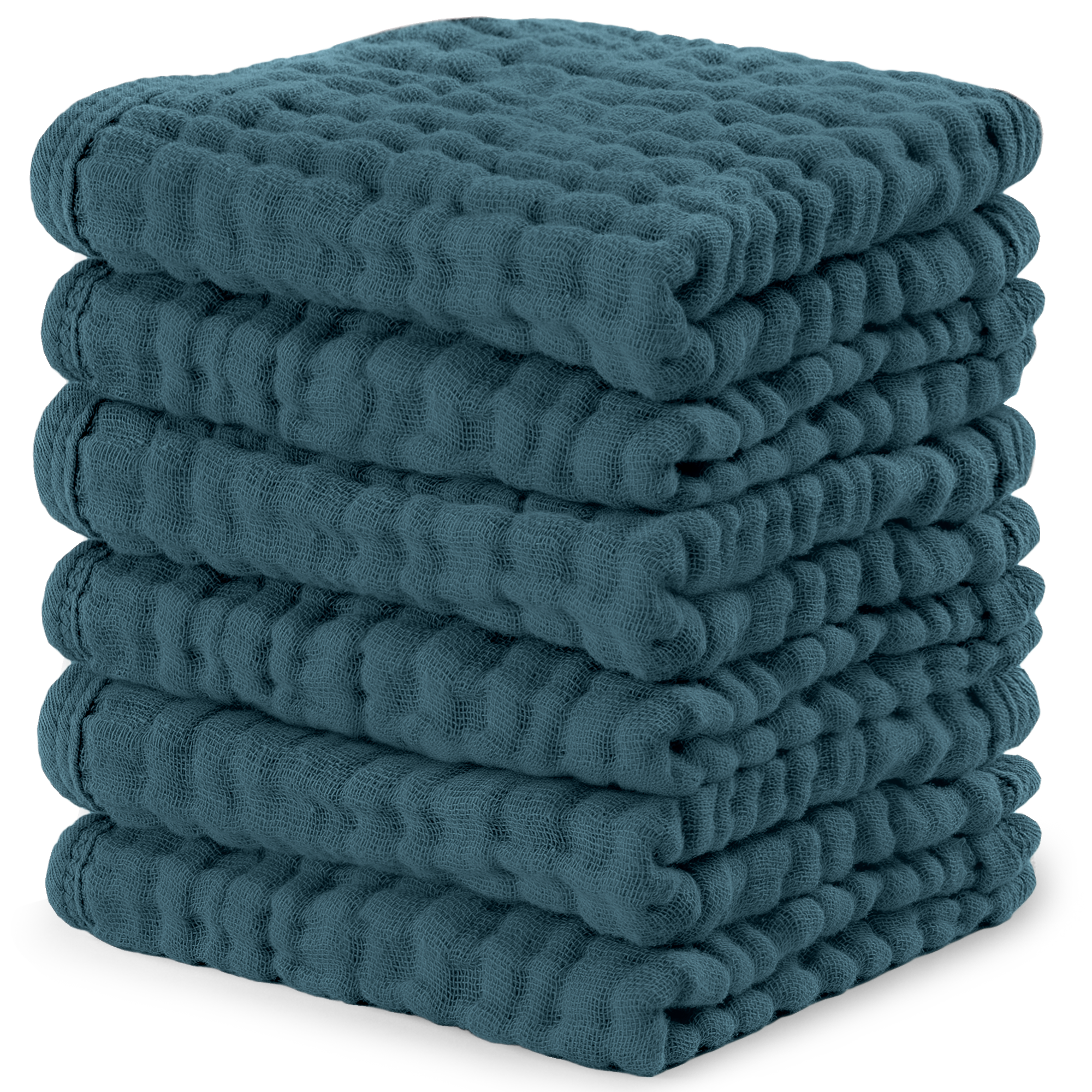 Comfycubs |
Muslin Baby Washcloths, Soft 10"x10" ( 6 Pack)
