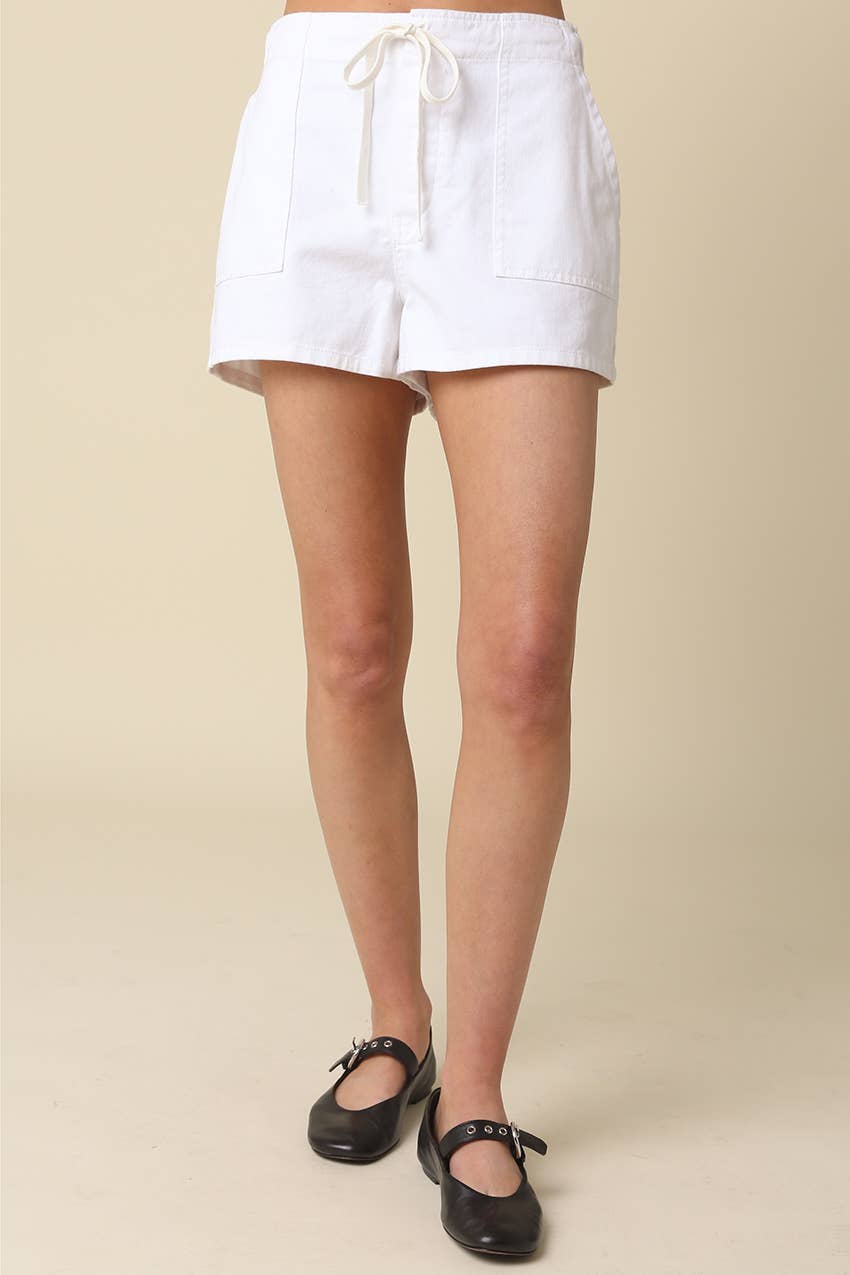 Cargo Drawstring Shorts