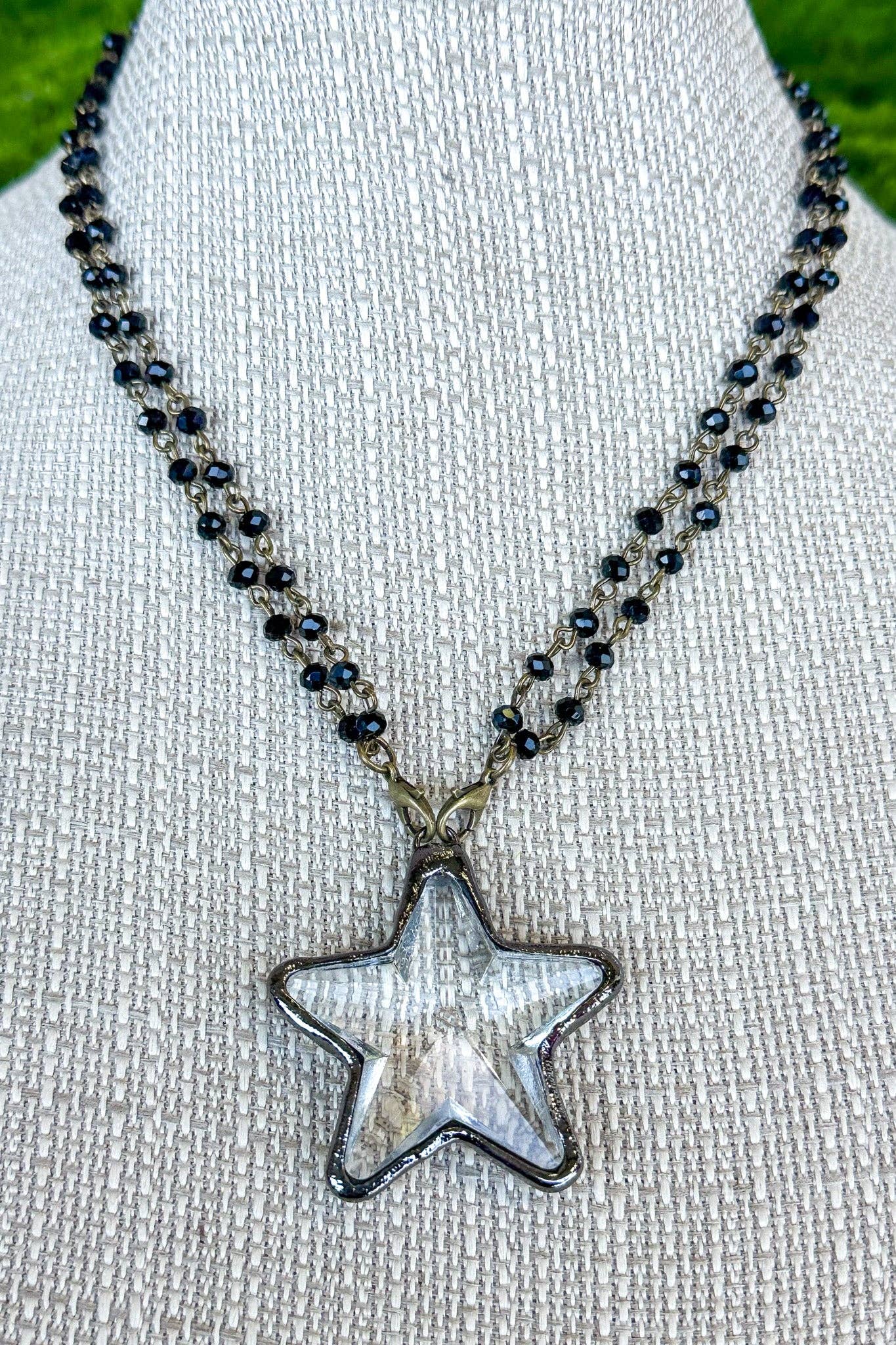 Beaded & Bronze Necklaces