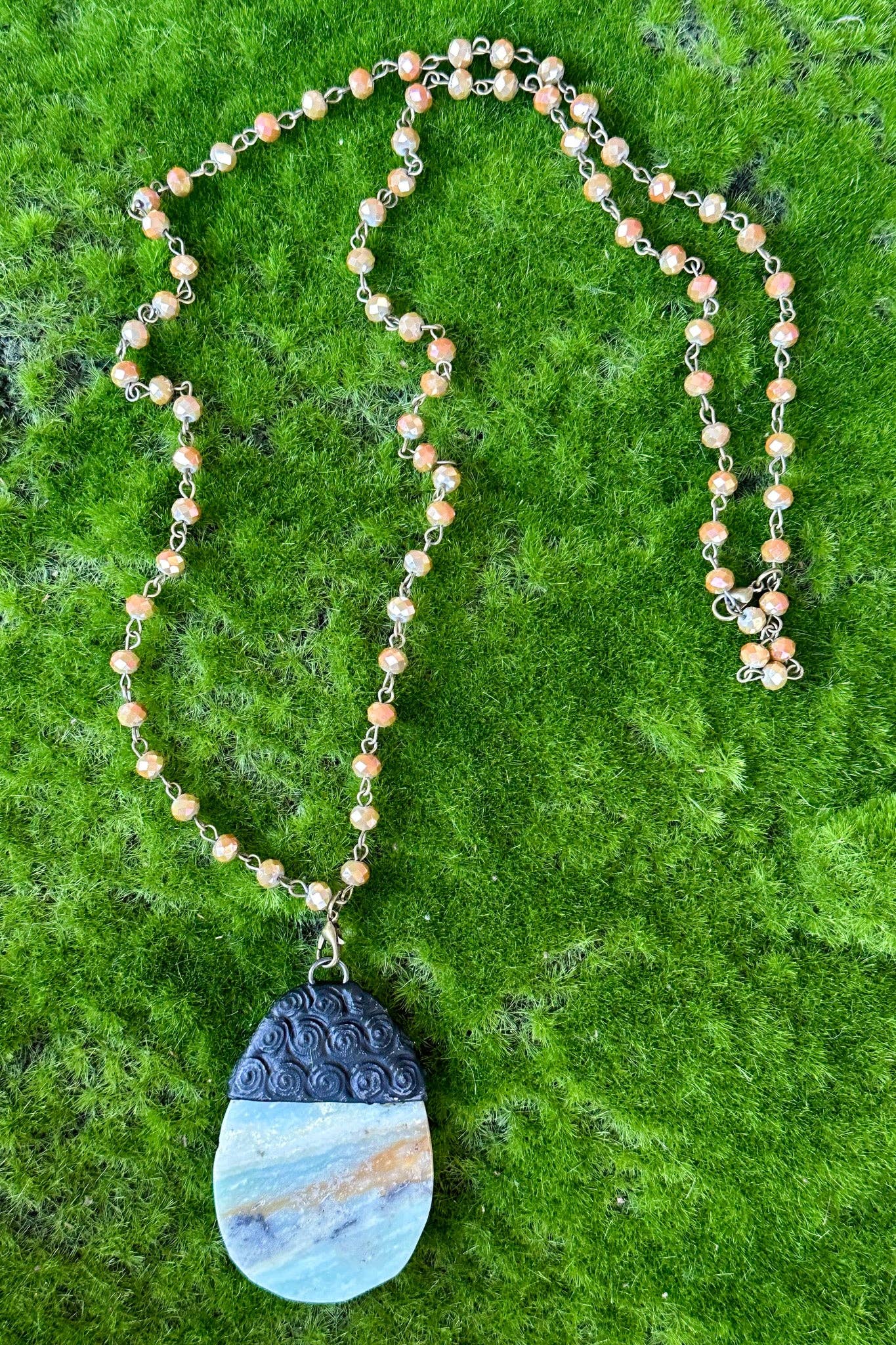 Beaded & Bronze Necklaces