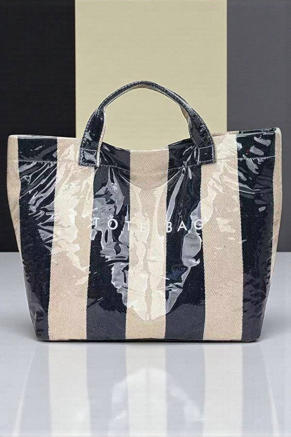 Tote Bag | Black Stripe
