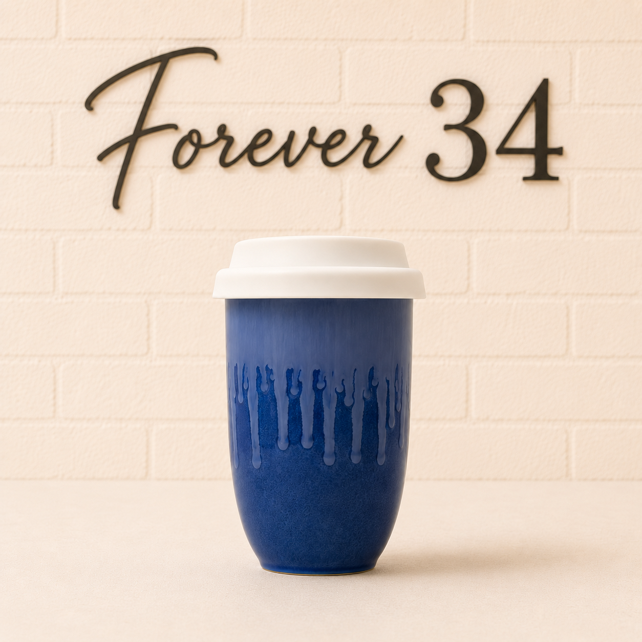 Neptune 16 oz. Ceramic Mug w/ Lid|Sleeve