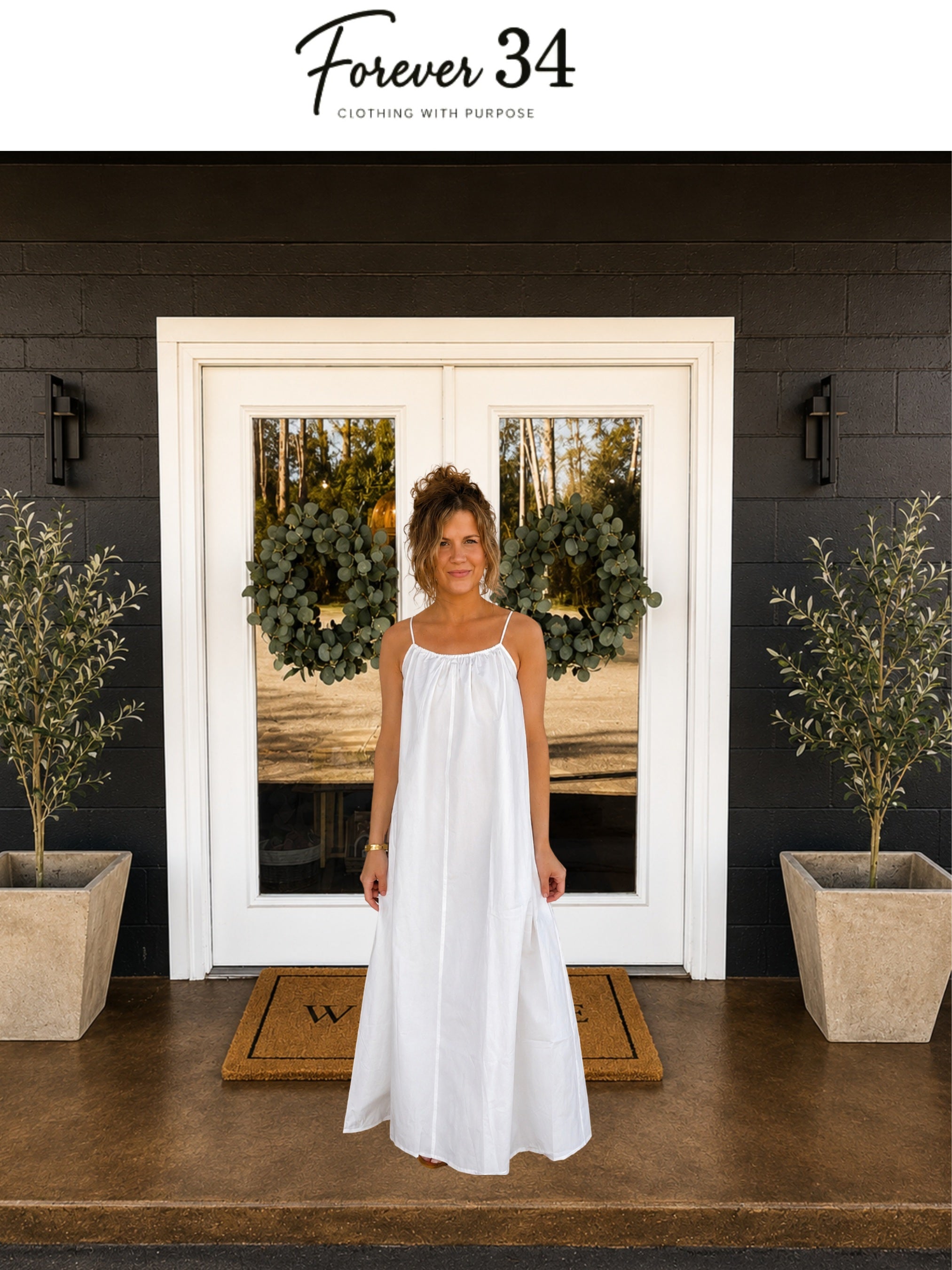 Midi Dress with Pockets