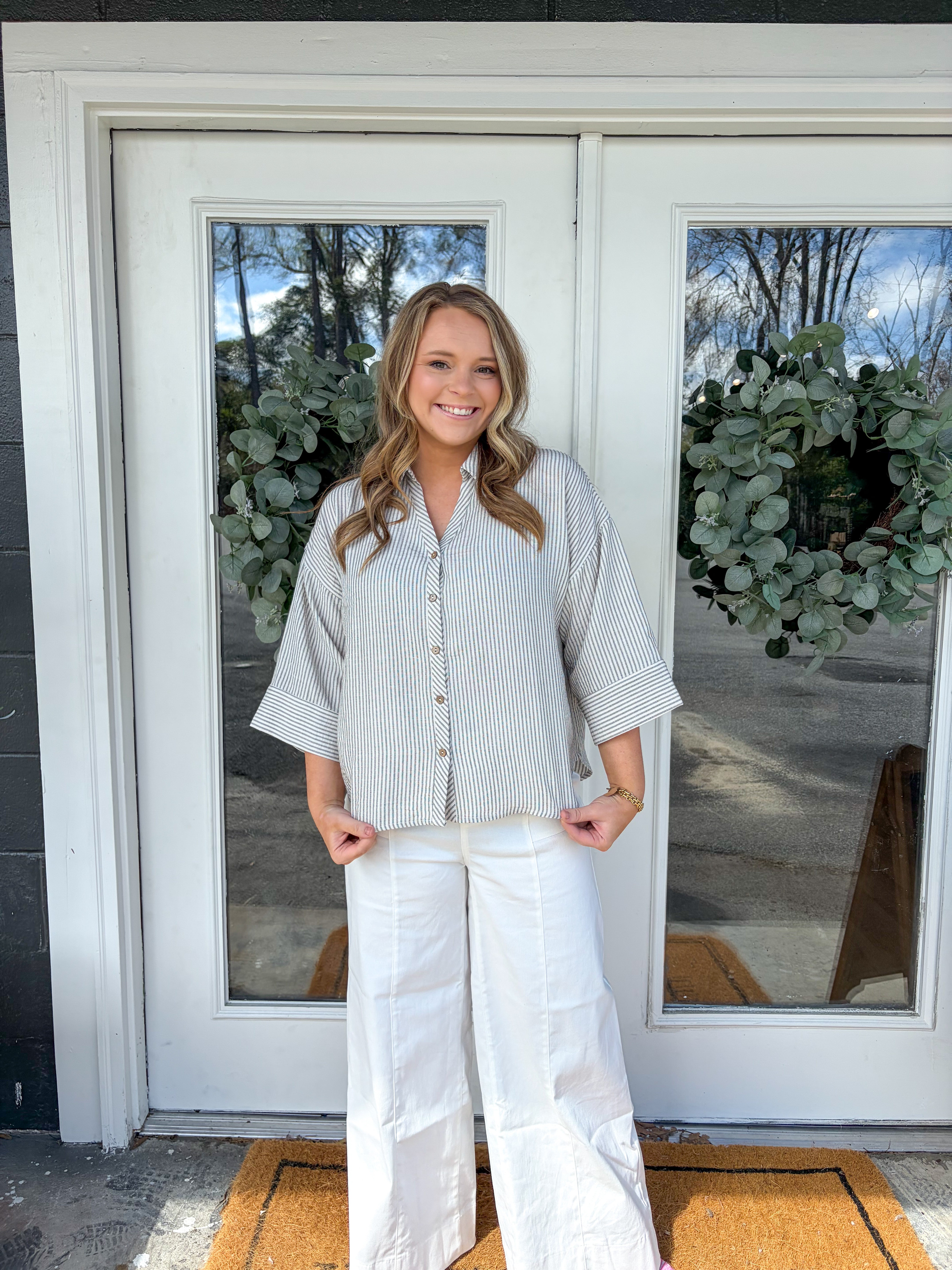 Button Down Blouse