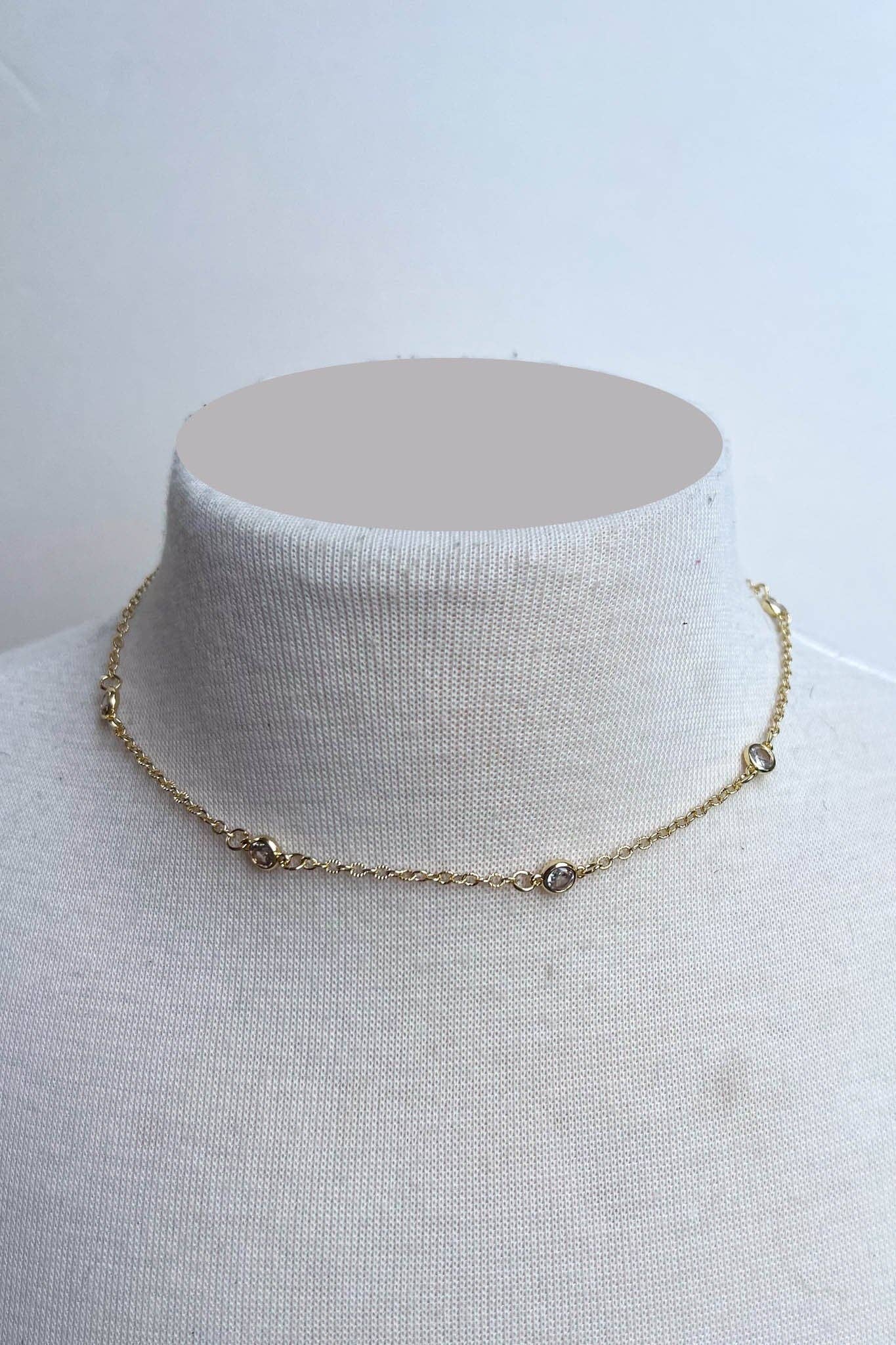 Gold Short Necklaces