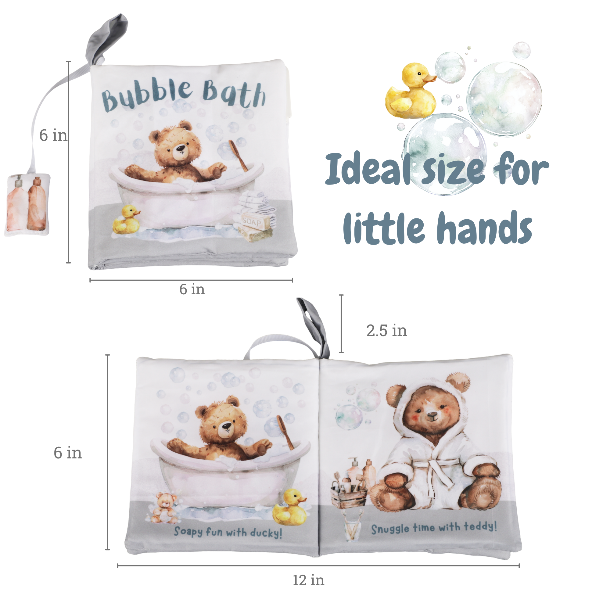 Bath Time Crinkle Book