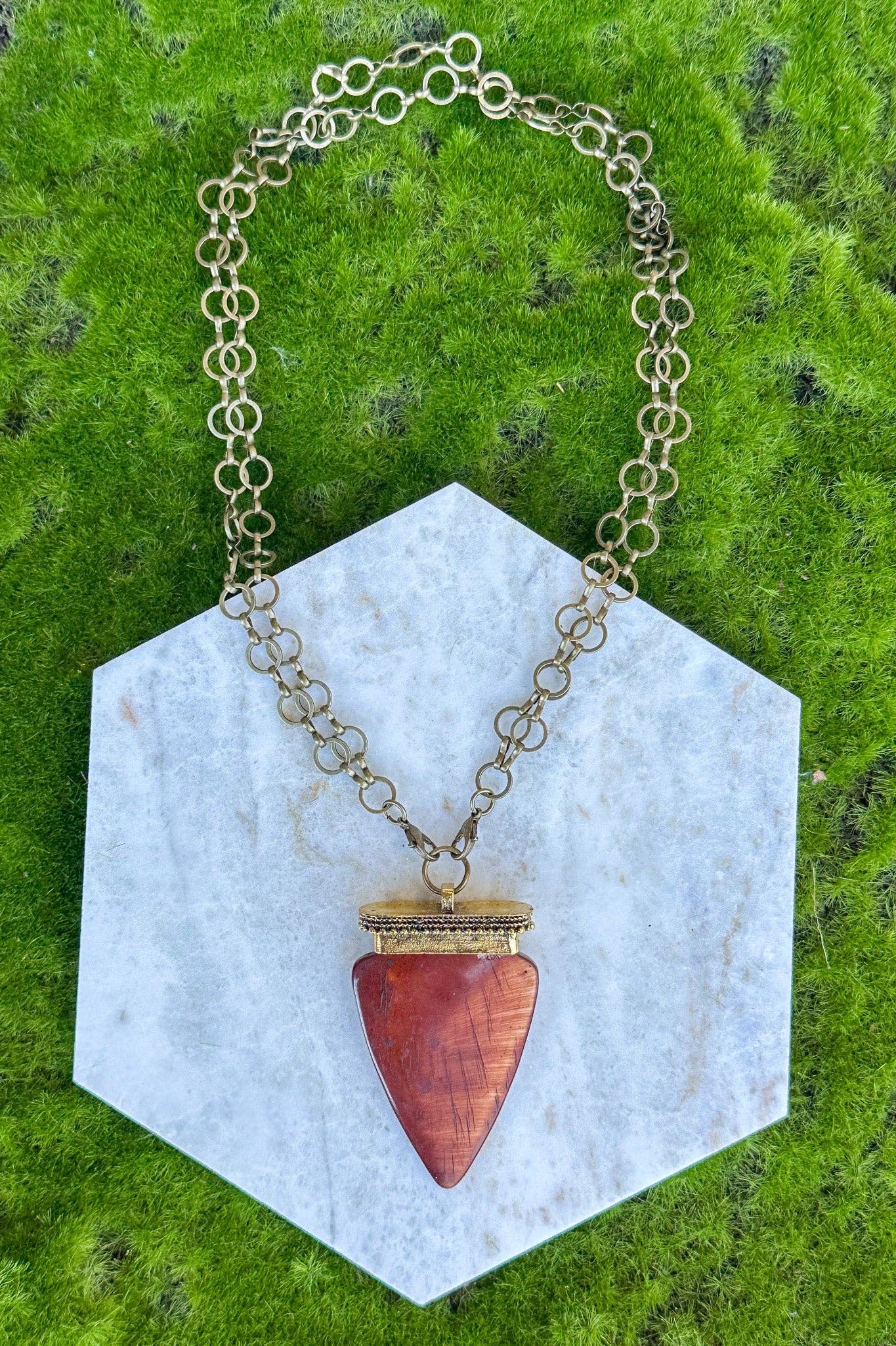 Beaded & Bronze Necklaces