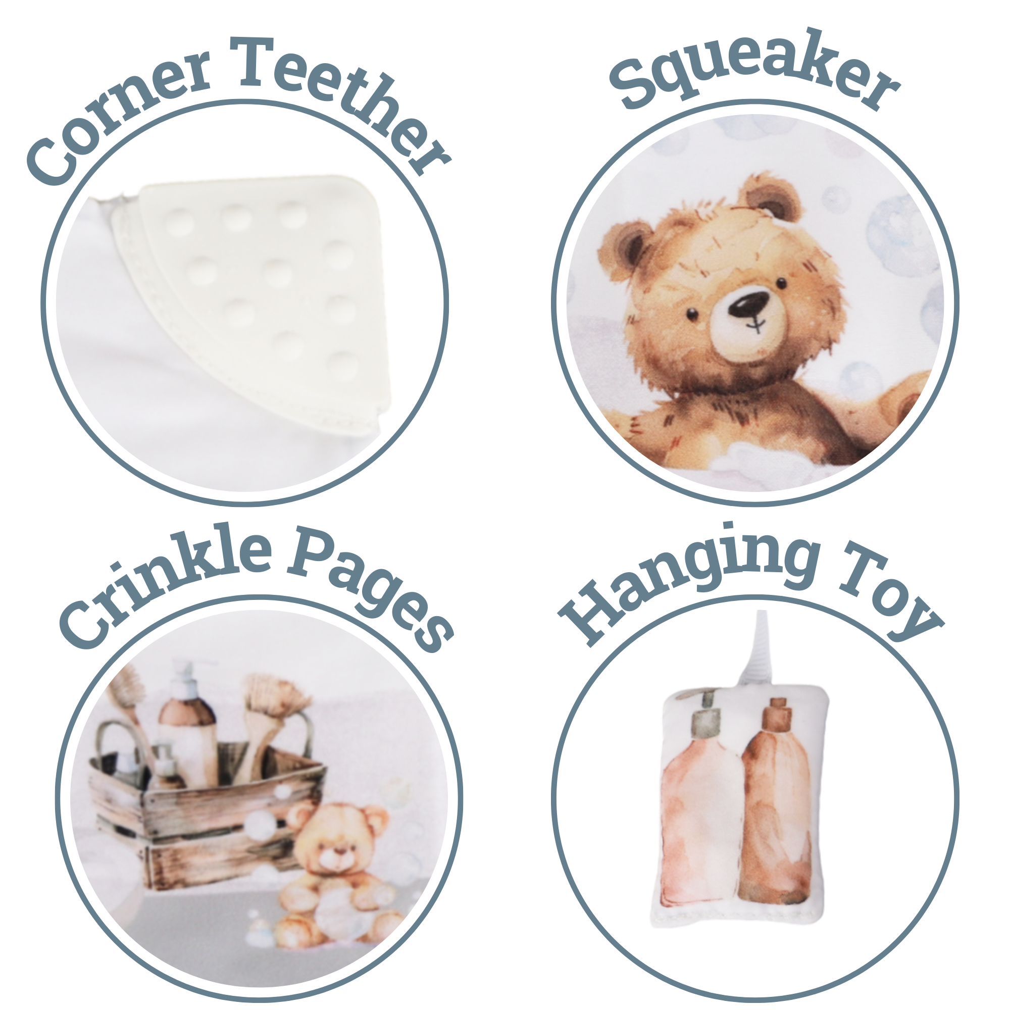 Bath Time Crinkle Book