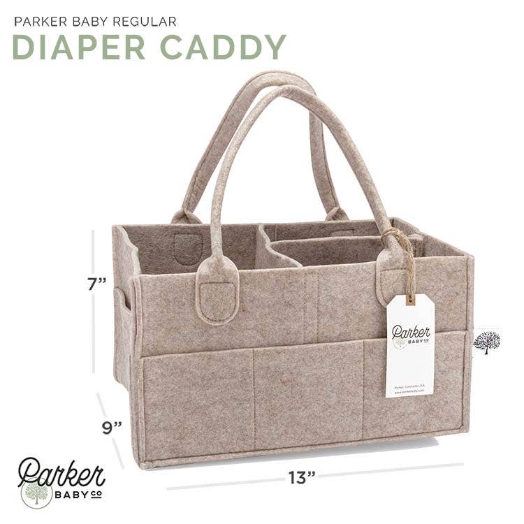 Parker Baby CO | Large Diaper Caddy in Oatmeal