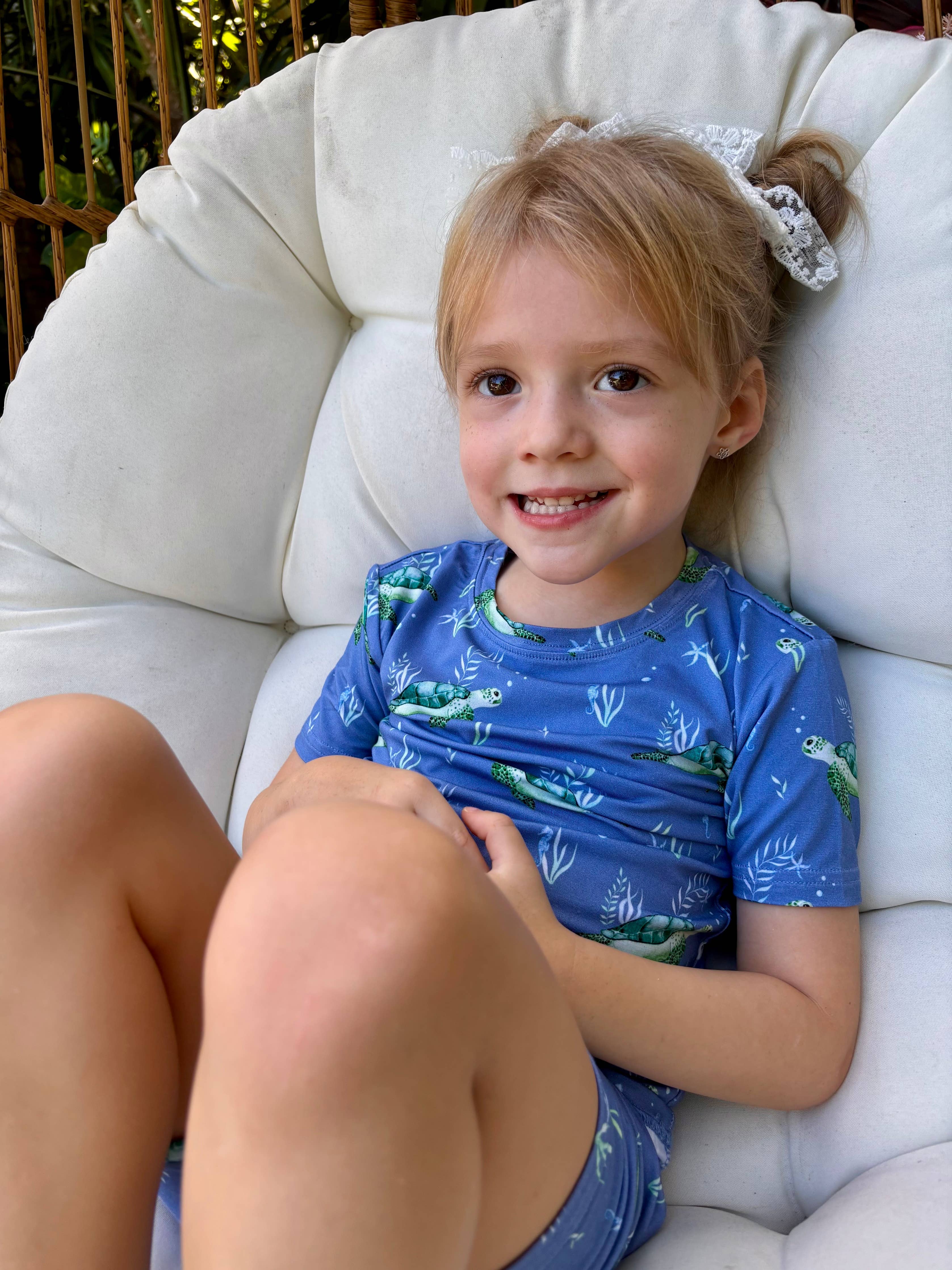 Redfish OR Tarpon Short Sleeve with Shorts Two Piece Sets (2T- 7/8)