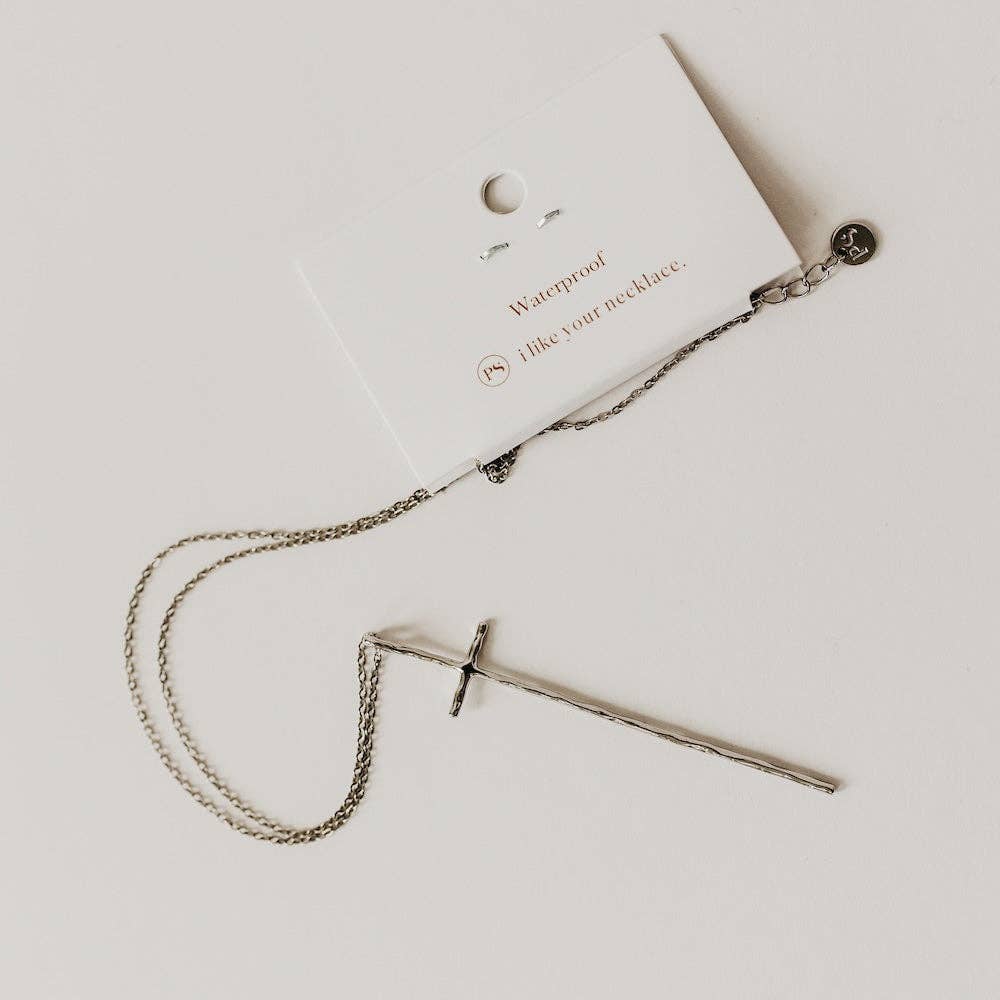 Modern Cross Necklace