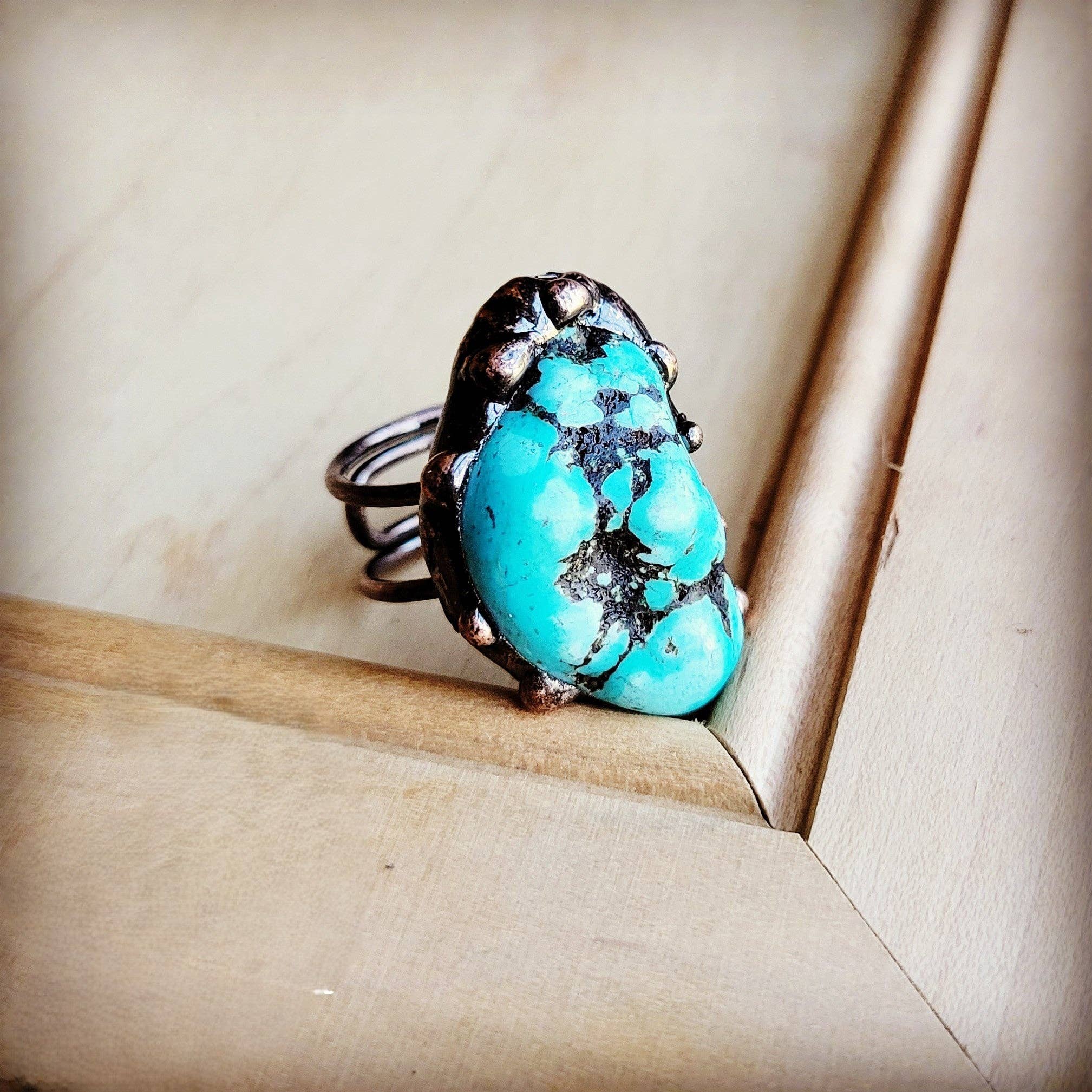 Blue Turquoise Ring