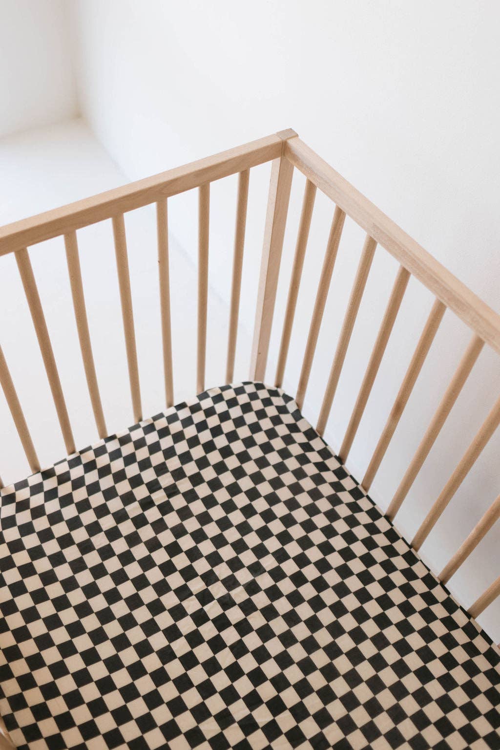 Muslin Crib Sheet | Checkerboard