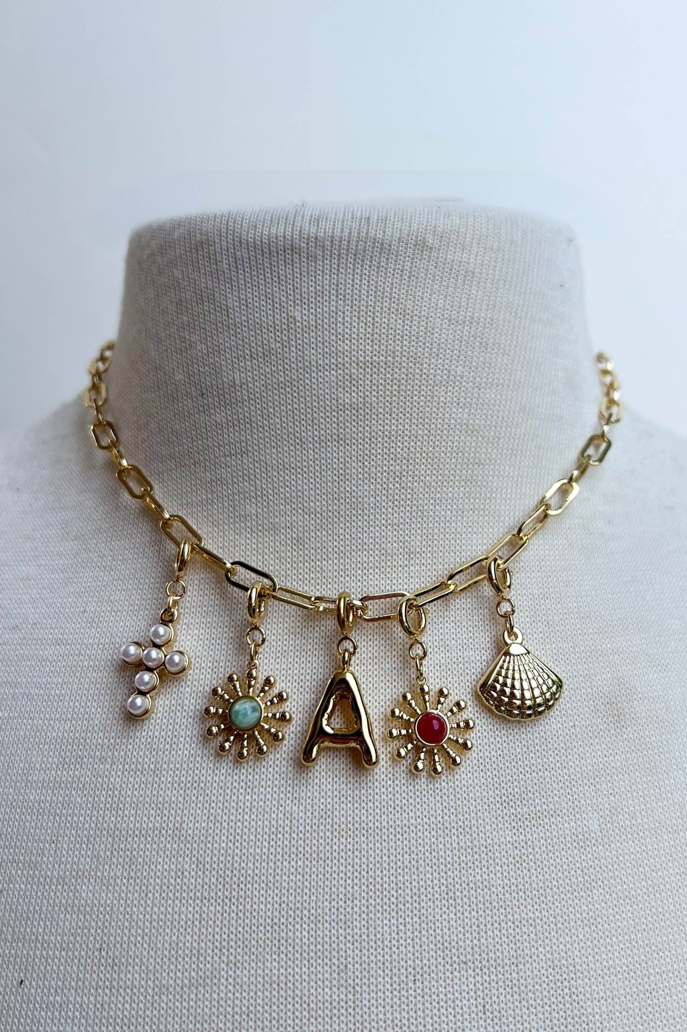 Gold Short Necklaces