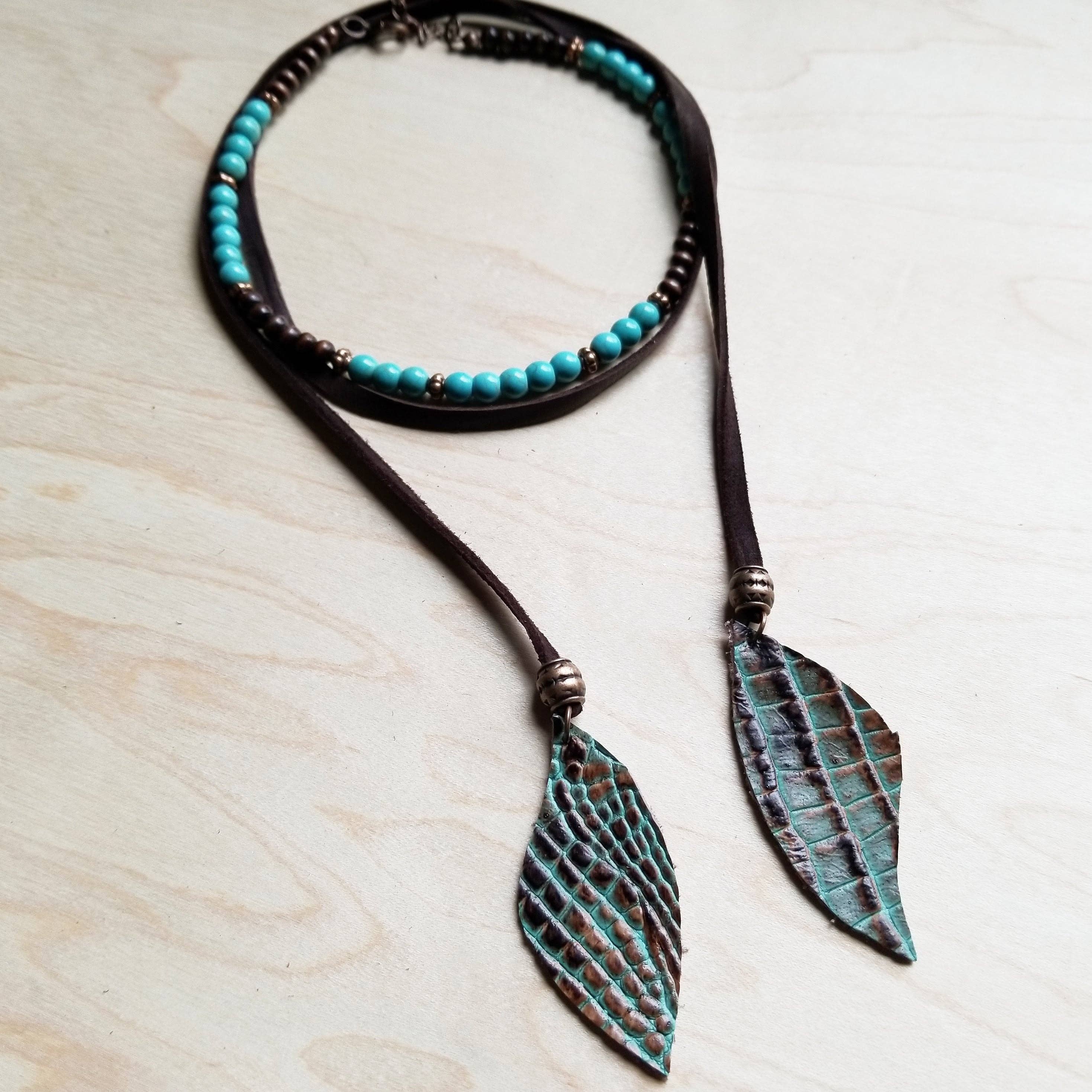 Wood and Copper Beads