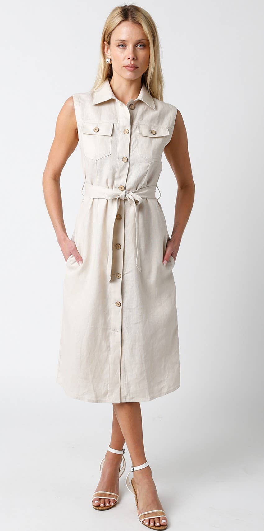 Karen Linen Blend Dress