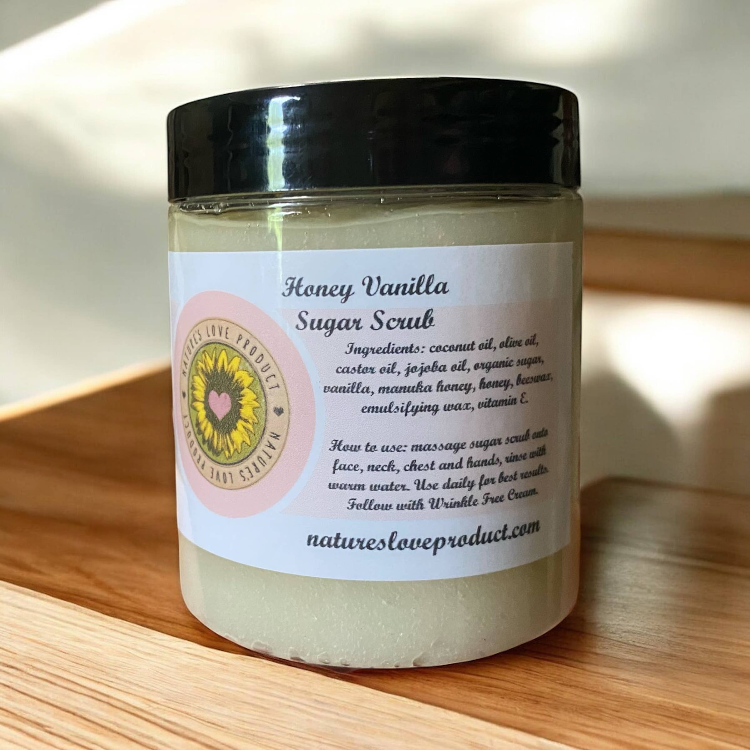 Honey Vanilla Sugar Face Scrub 