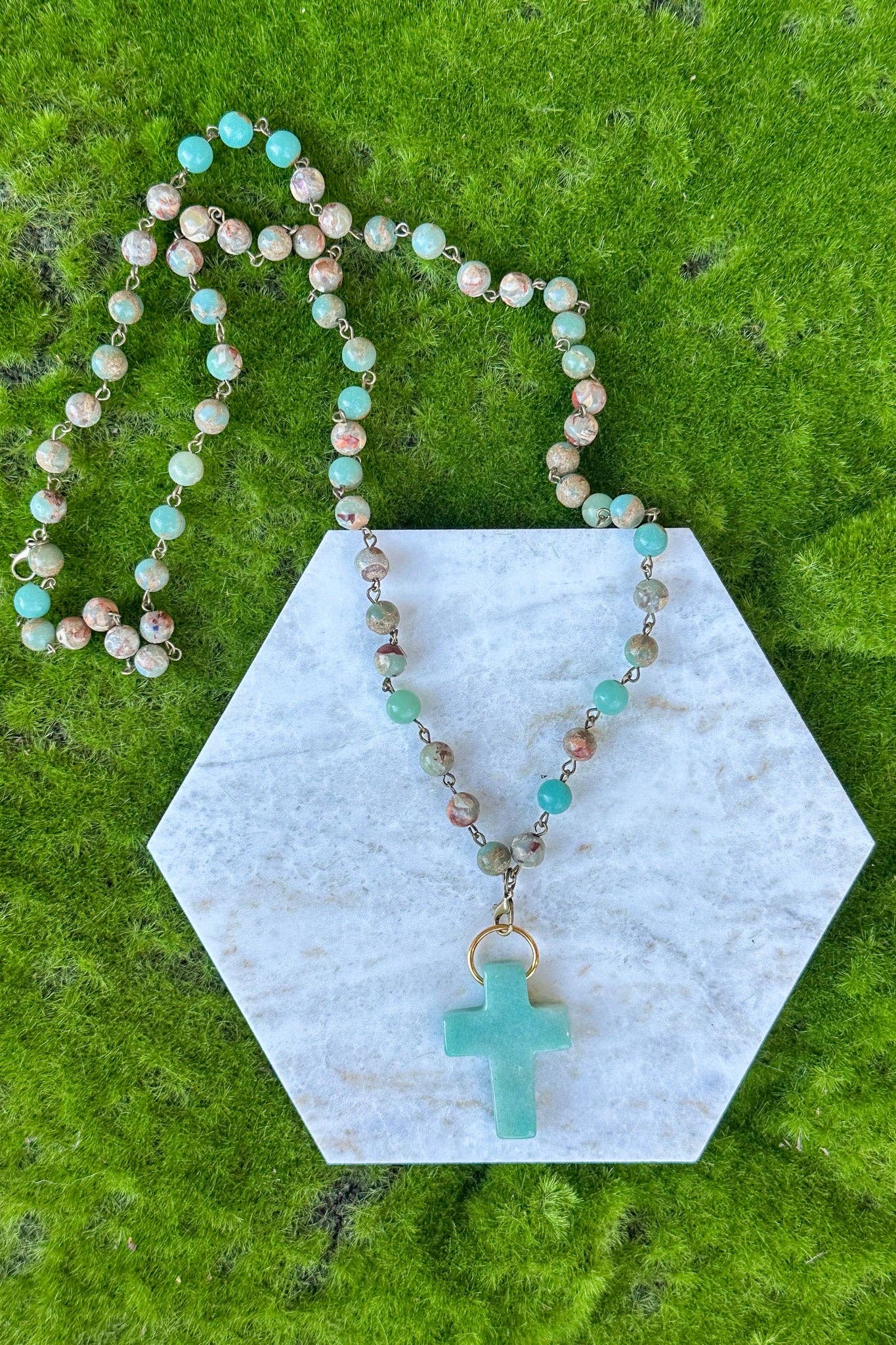 Beaded & Bronze Necklaces