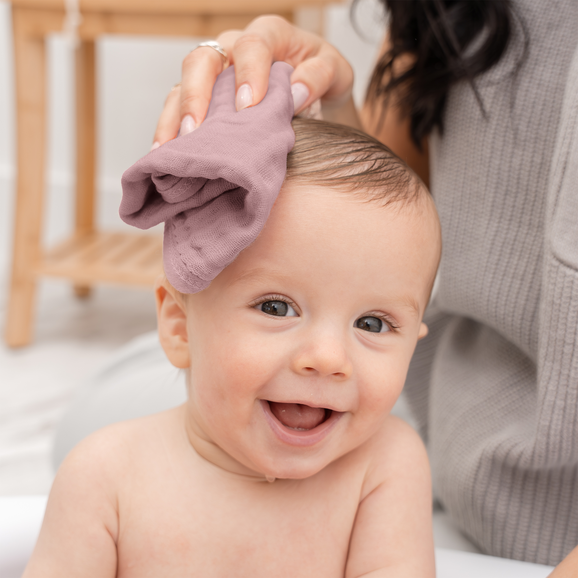 Comfycubs | 
Muslin Baby Washcloths, Soft 10"x10" ( 6 Pack)