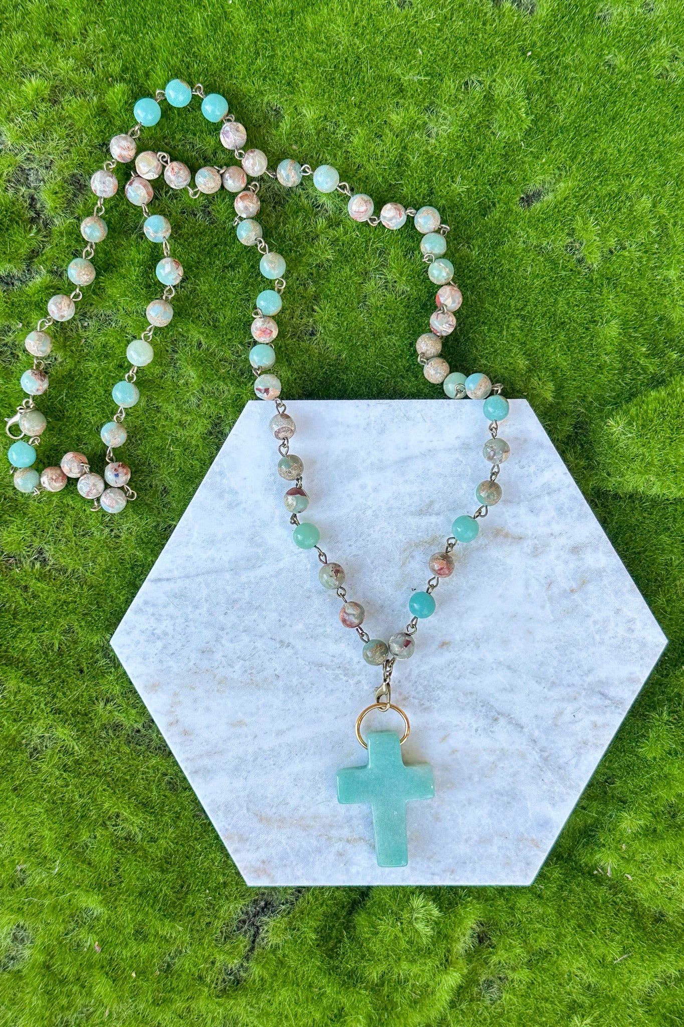 Beaded & Bronze Necklaces