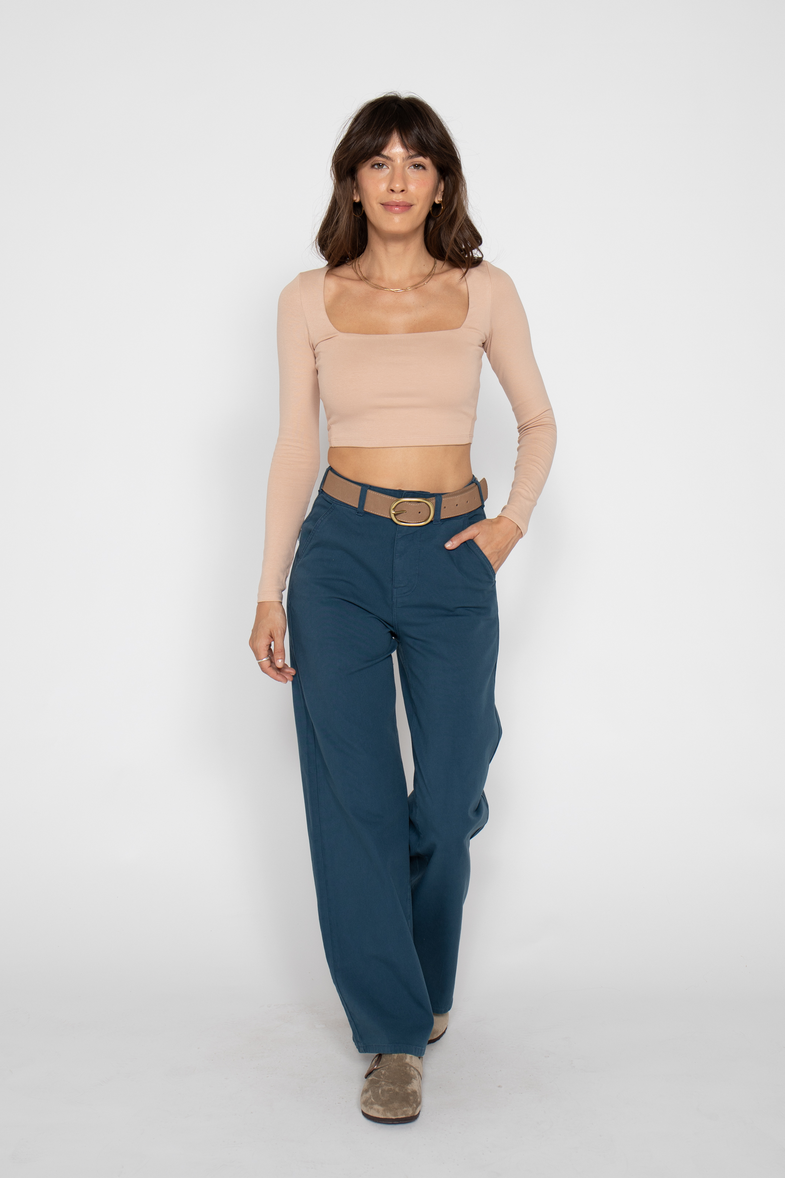 Flora Stretch High Rise Trouser