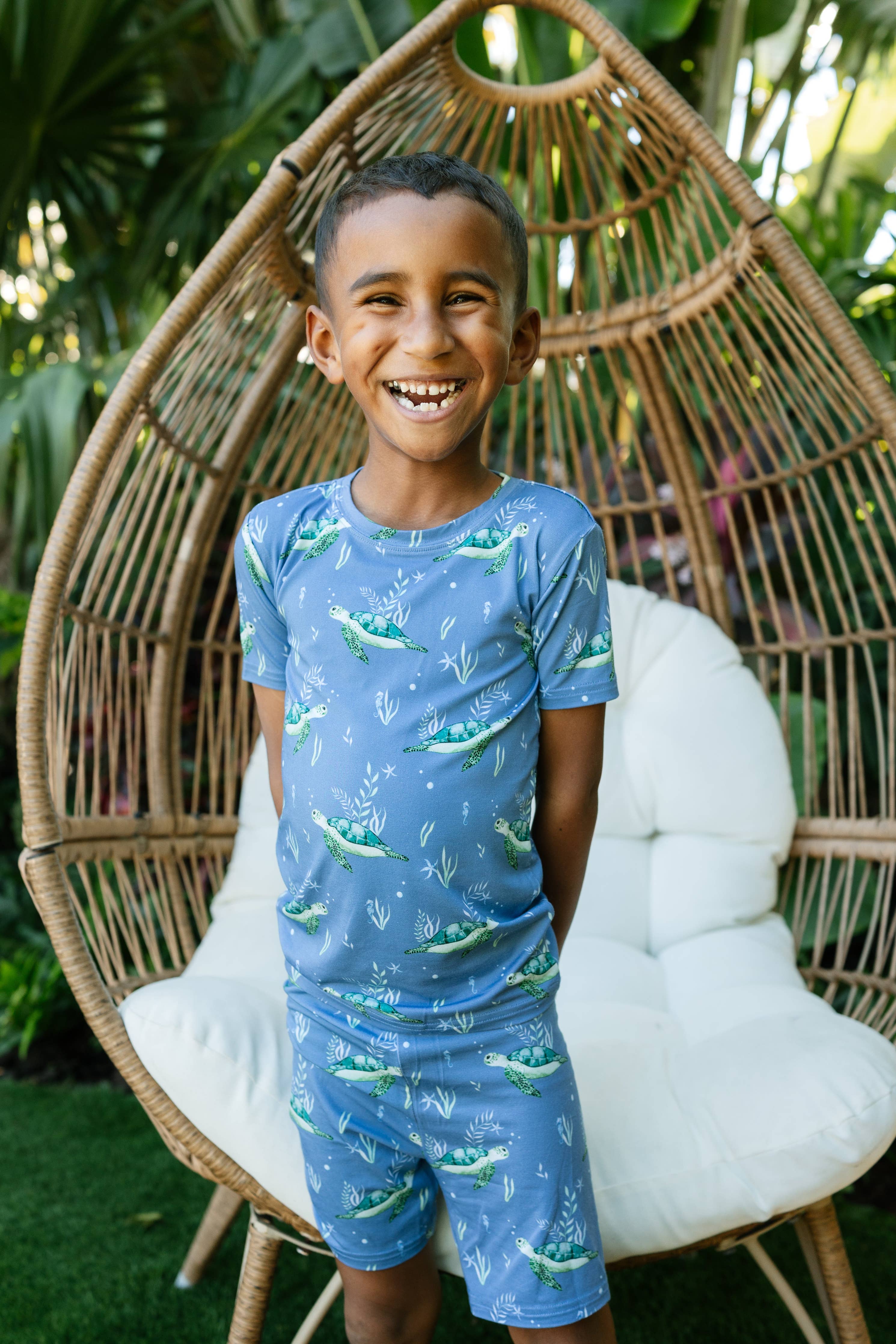 Redfish OR Tarpon Short Sleeve with Shorts Two Piece Sets (2T- 7/8)