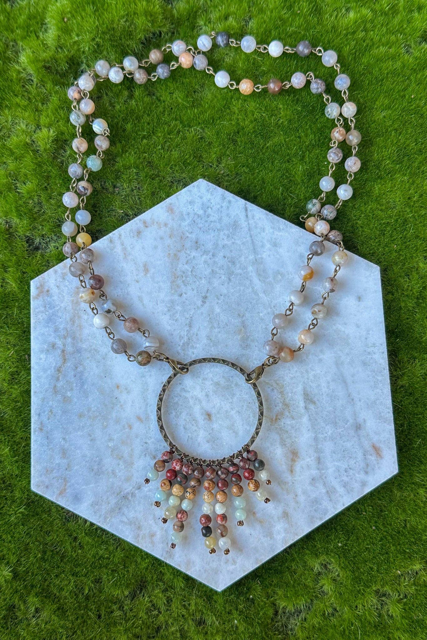 Beaded & Bronze Necklaces