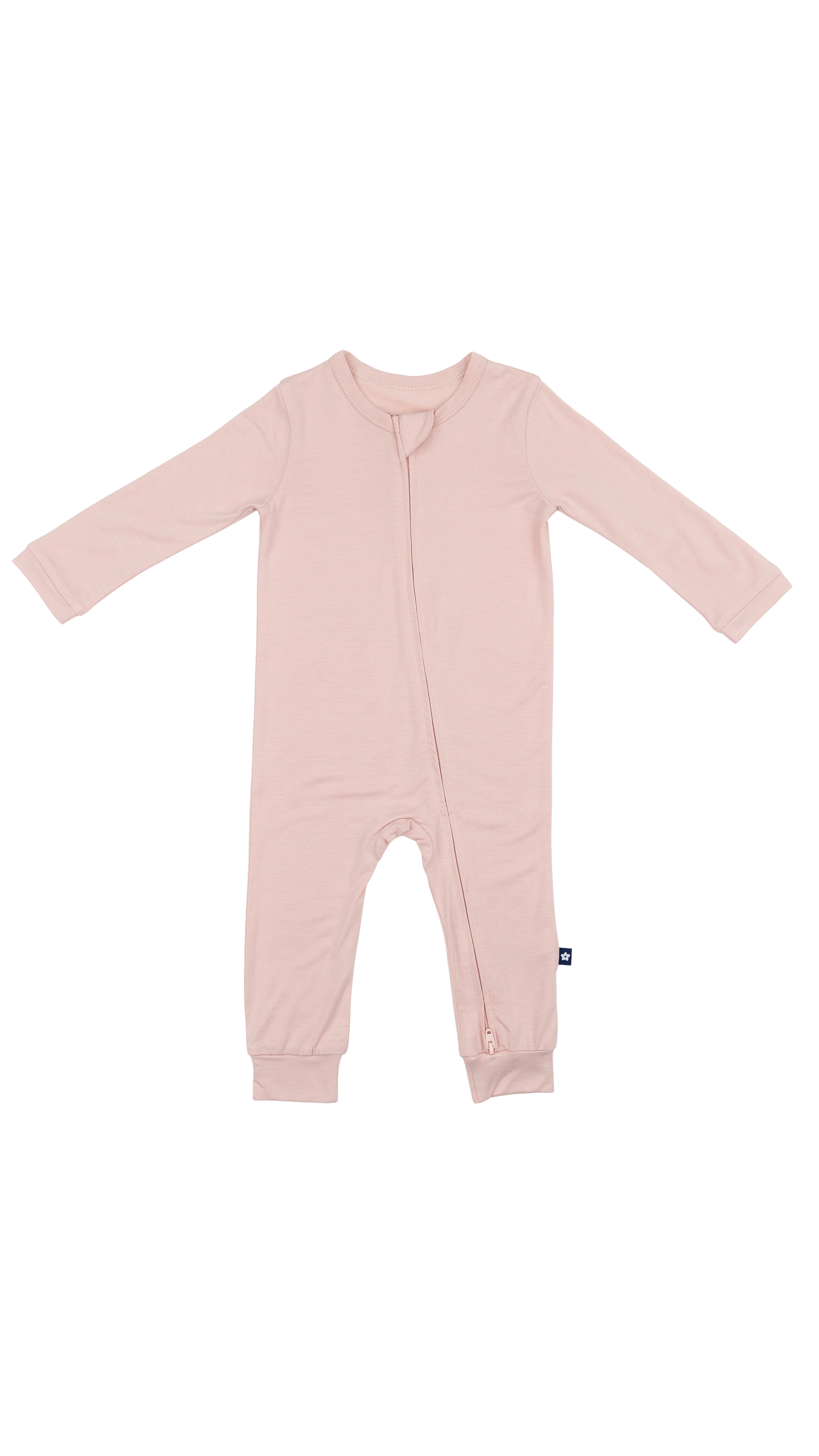 Zip Romper in Rose