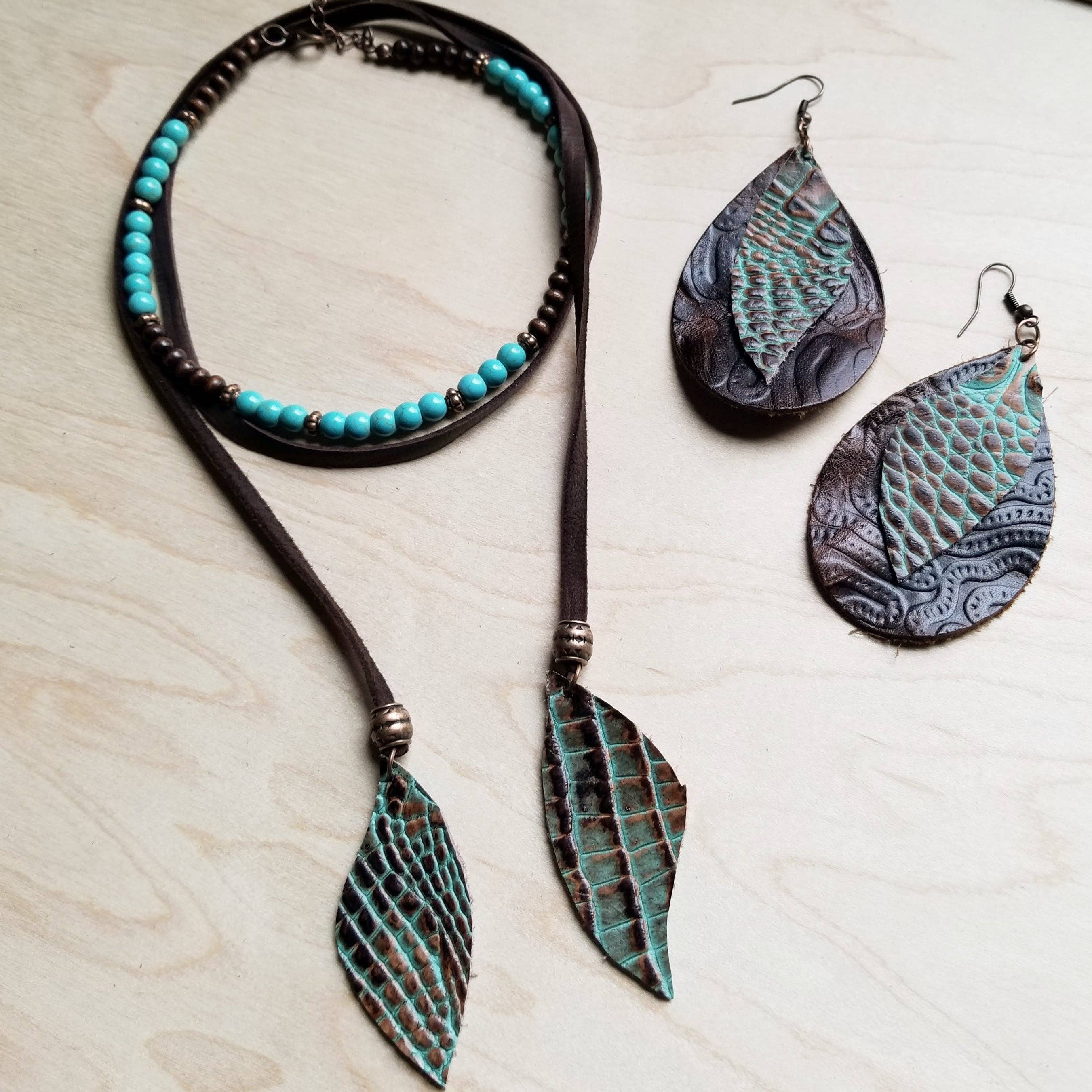Wood and Copper Beads