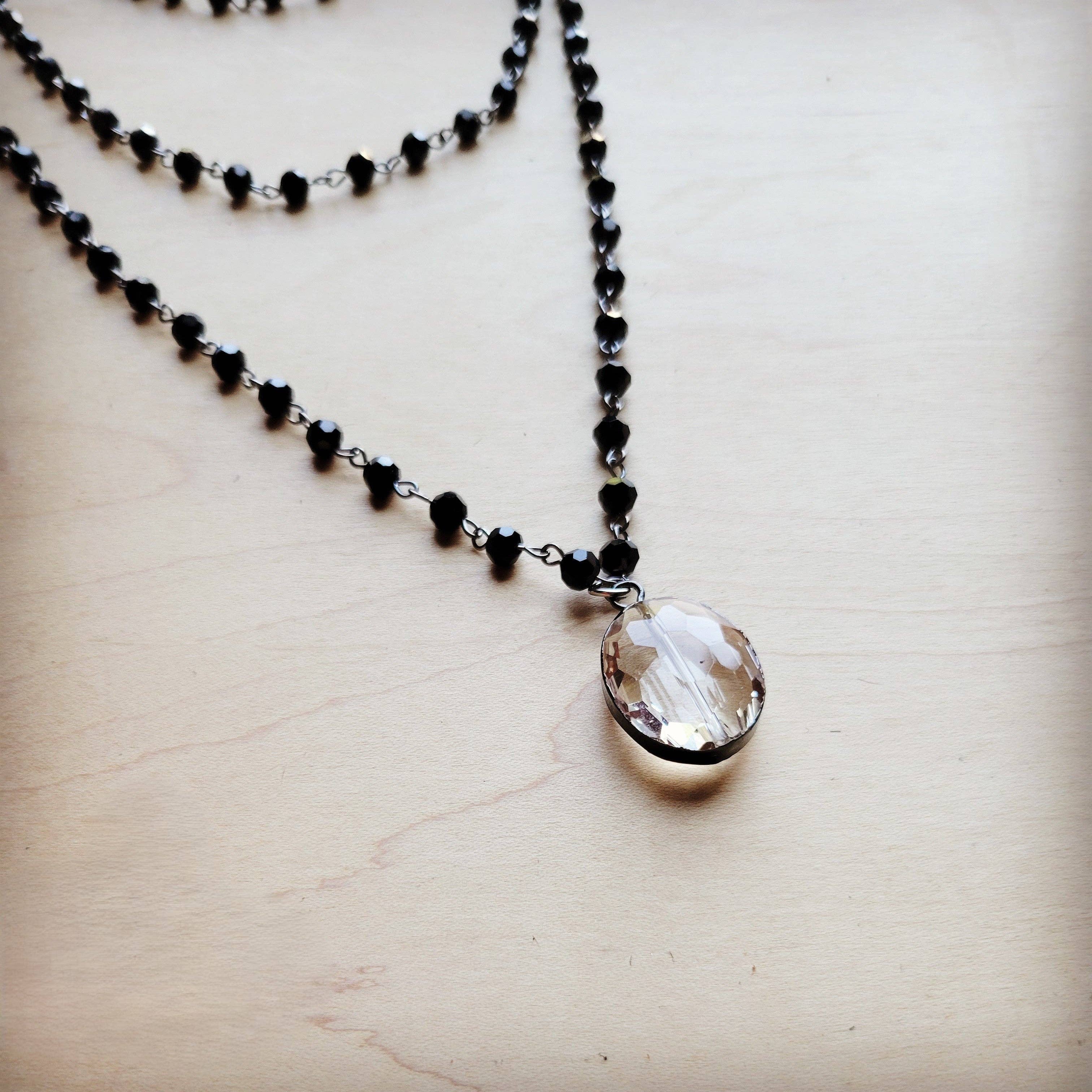 Glass Beaded Triple Strand