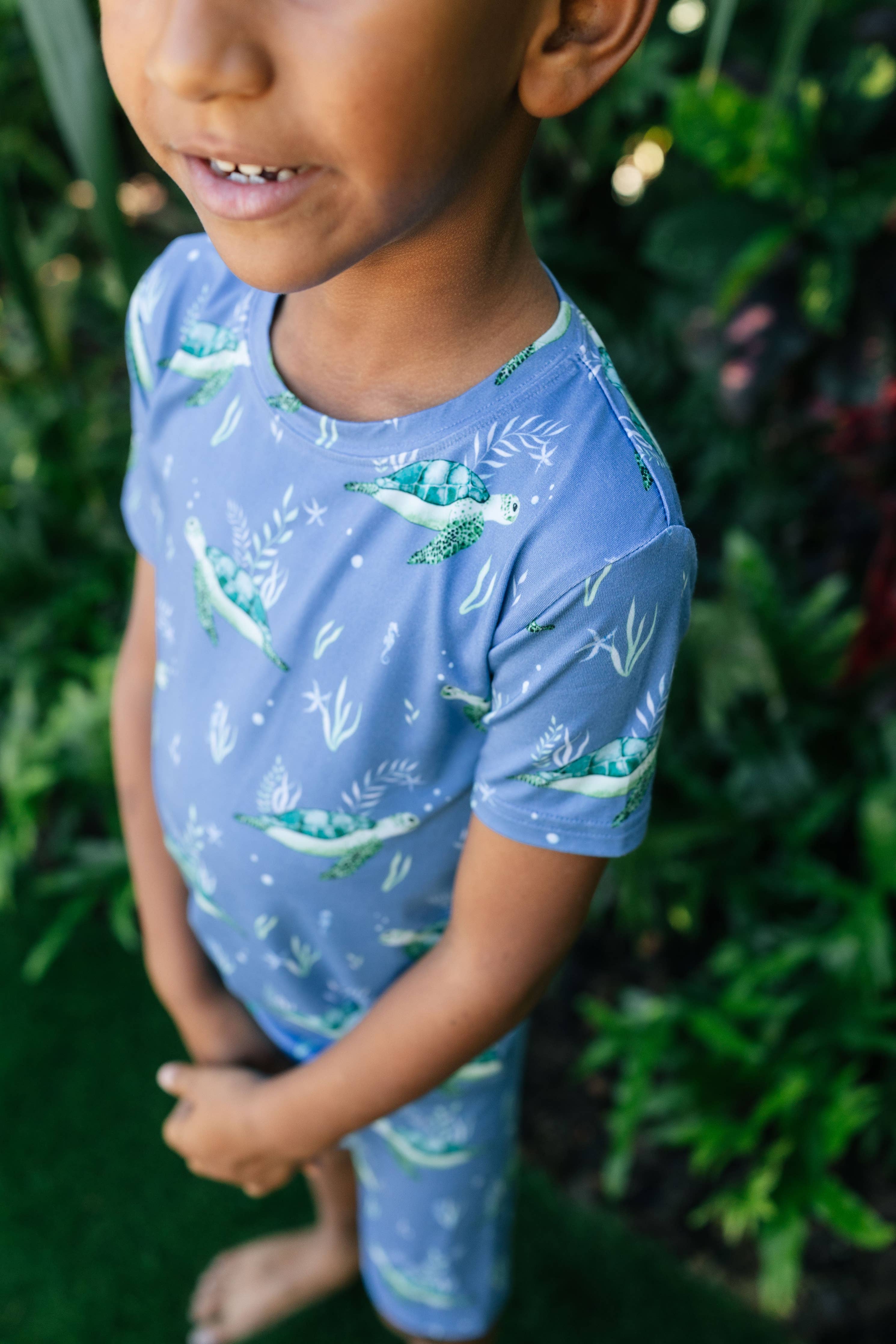 Redfish OR Tarpon Short Sleeve with Shorts Two Piece Sets (2T- 7/8)