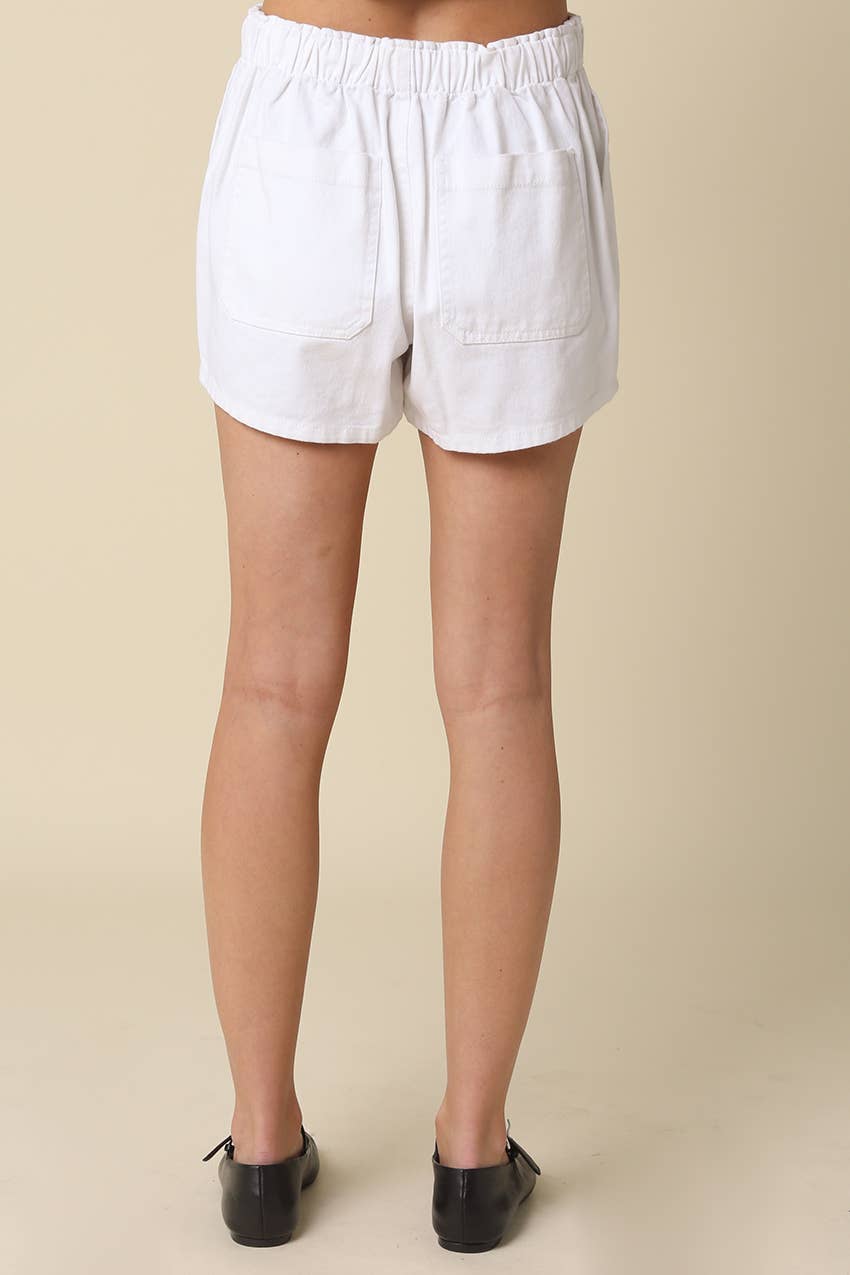 Cargo Drawstring Shorts