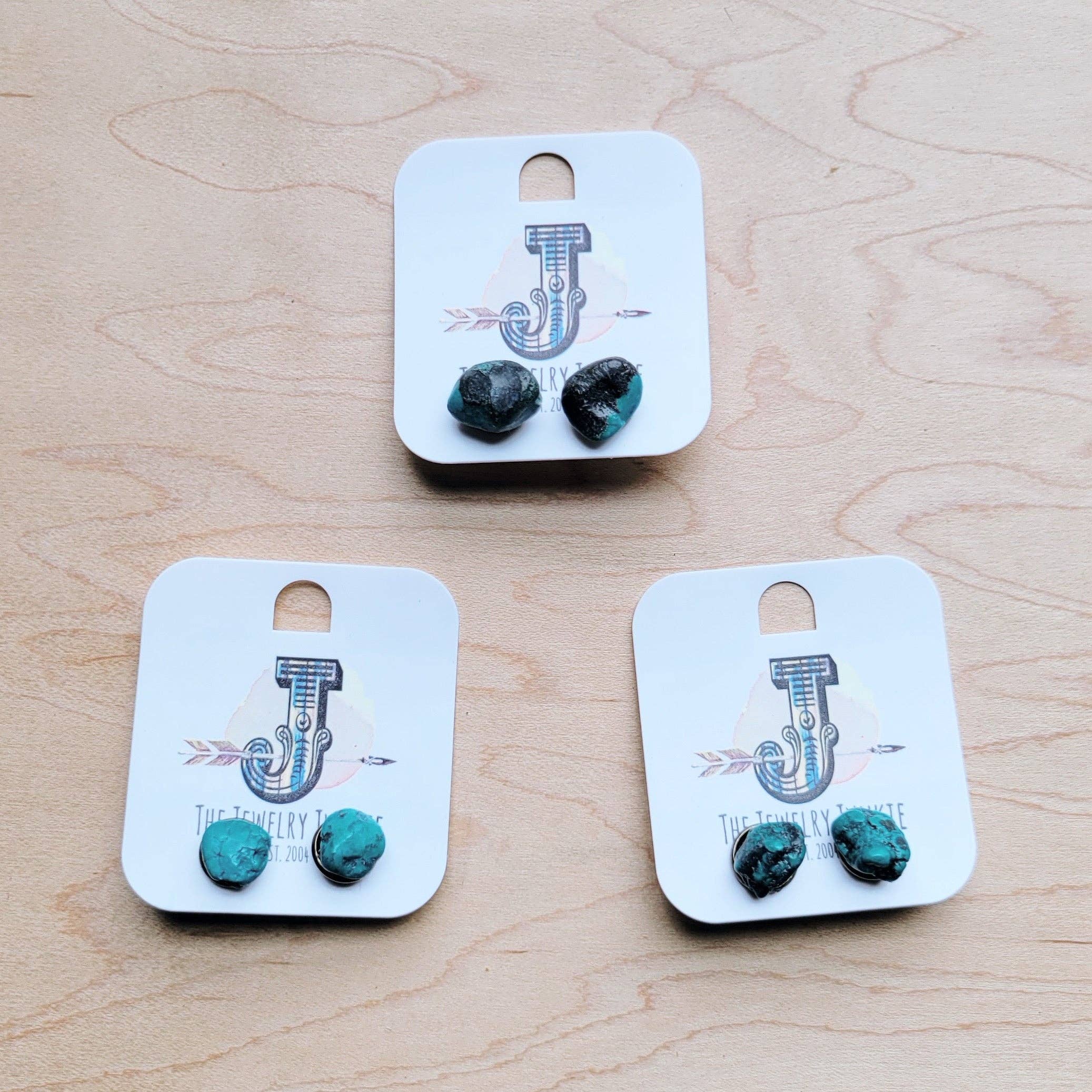 Green Turquoise Stud