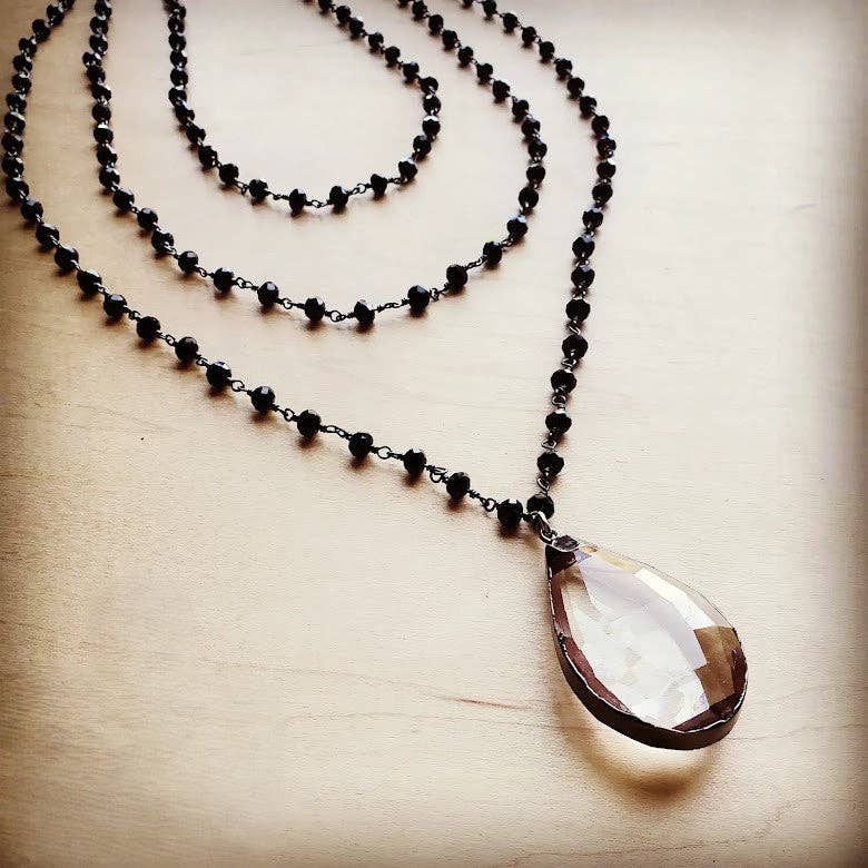 Glass Beaded Triple Strand