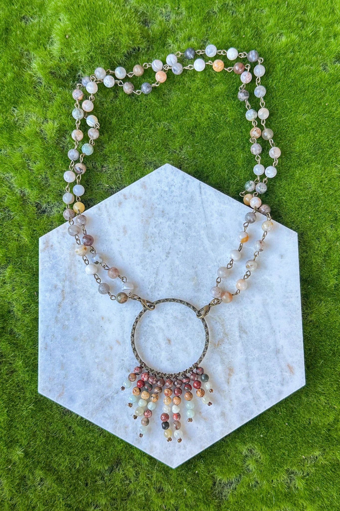 Beaded & Bronze Necklaces