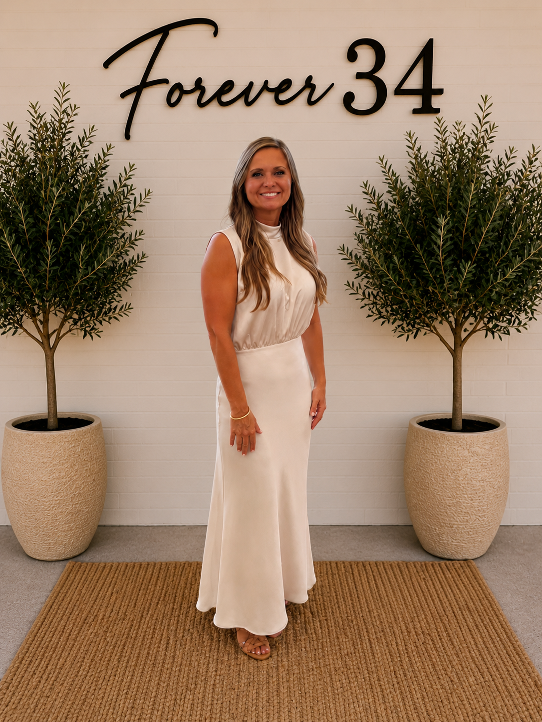 Satin Midi Dress