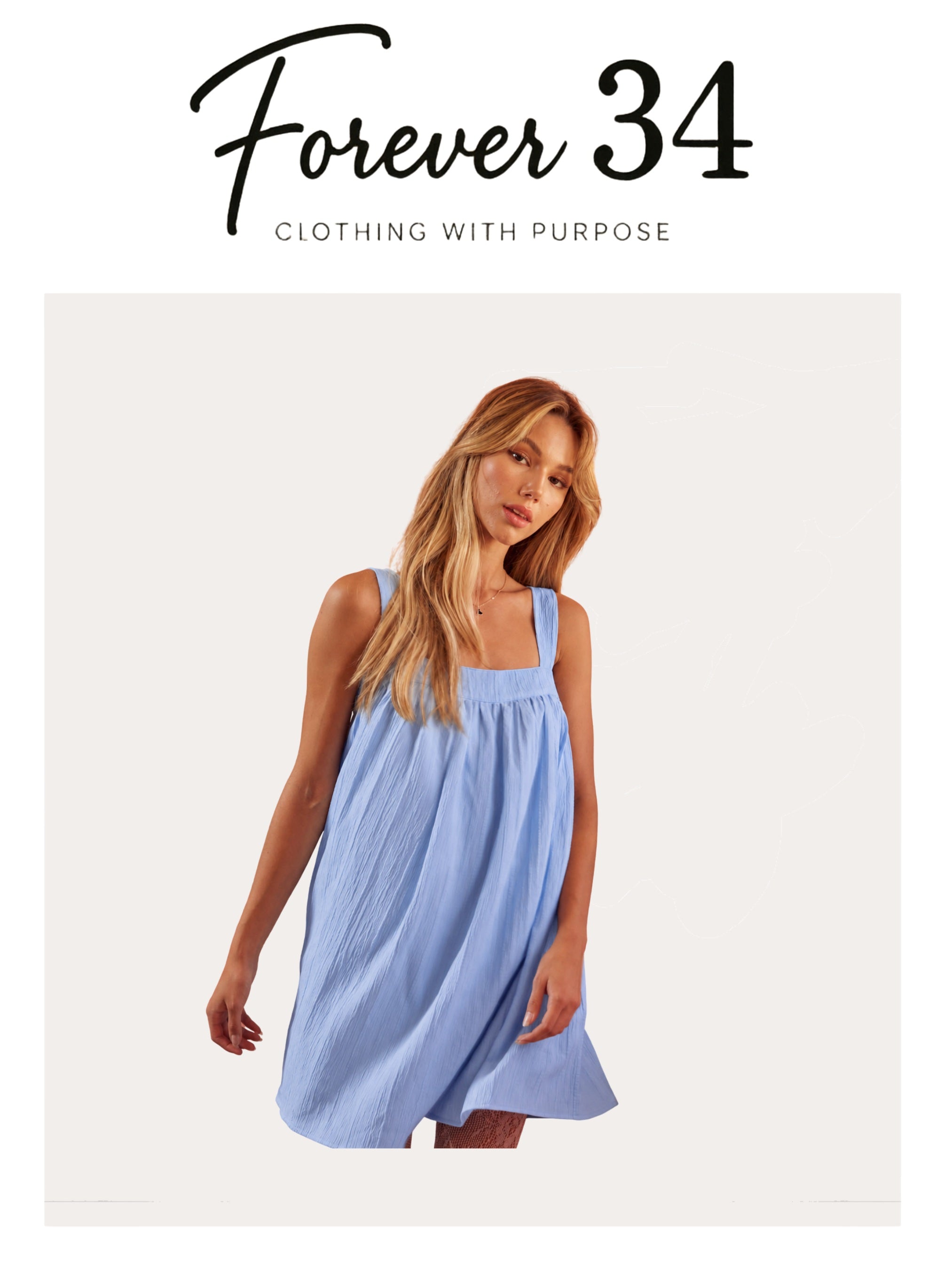Crinkled MINI DRESS
